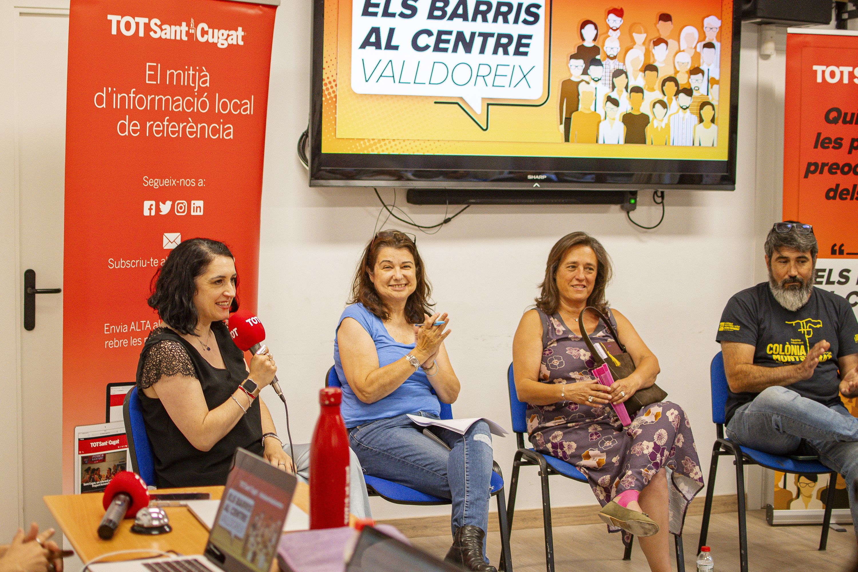 Els barris al centre a Valldoreix. FOTO. Pol Rodríguez (TOT Sant Cugat)