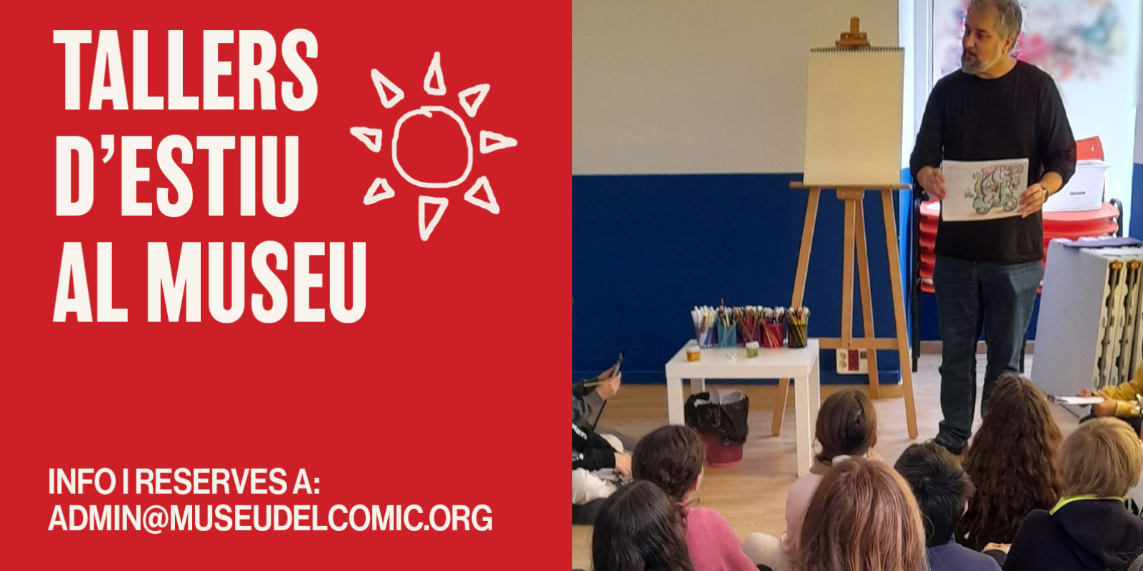 Taller d’estiu de còmics!. FOTO: Museu del còmic