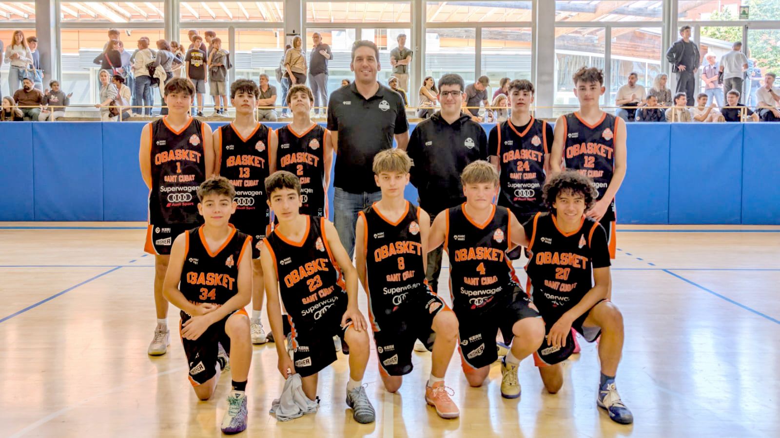 El cadet masculí 2011 del Qbasket, a les finals a quatre de Catalunya. FOTO: Qbasket 
