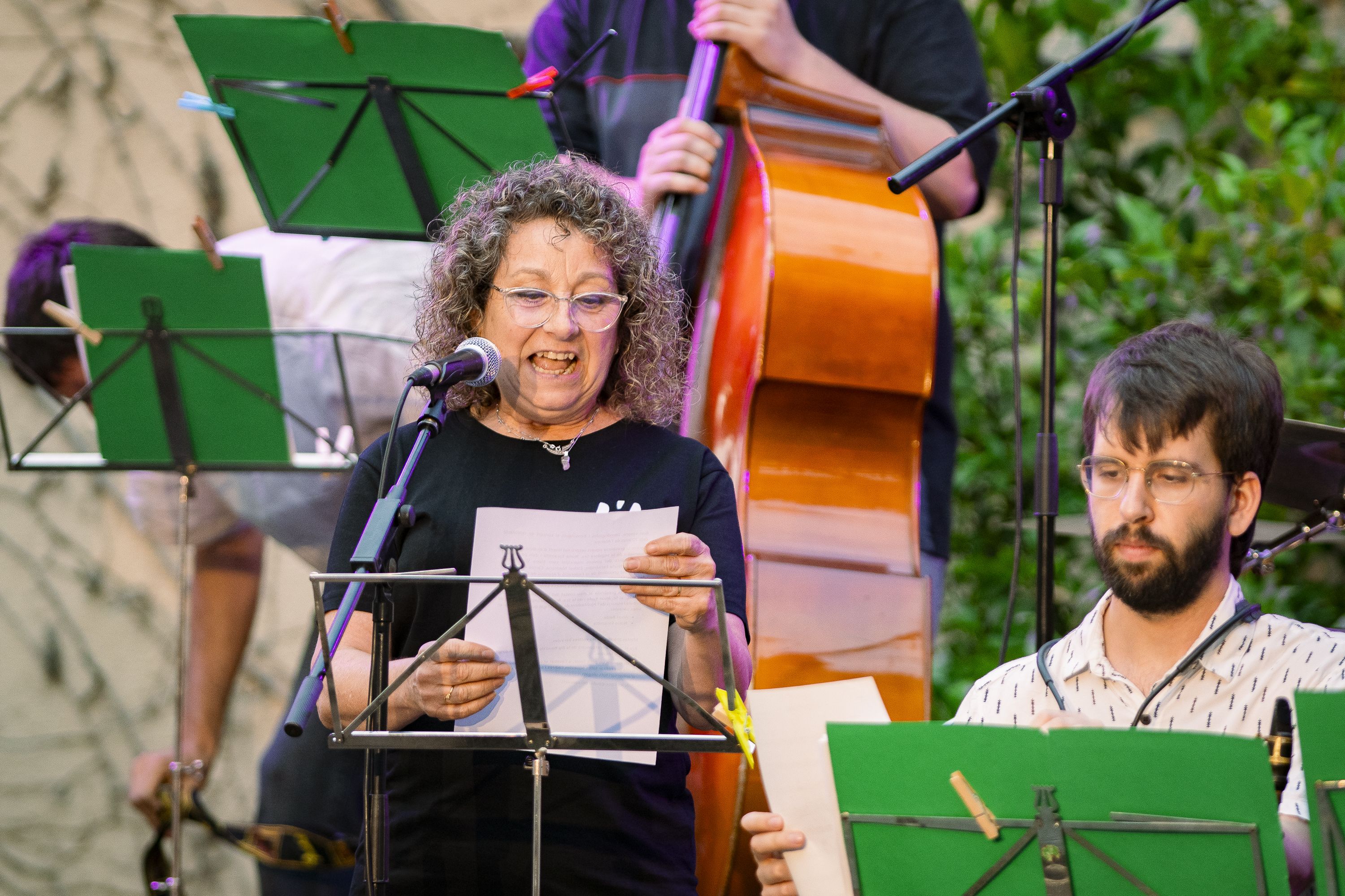 Concert de la Big Band de l'Escola Fusió pel 70è aniversari de l'Ateneu Santcugatenc. FOTO: Pol Rodríguez (TOT Sant Cugat)