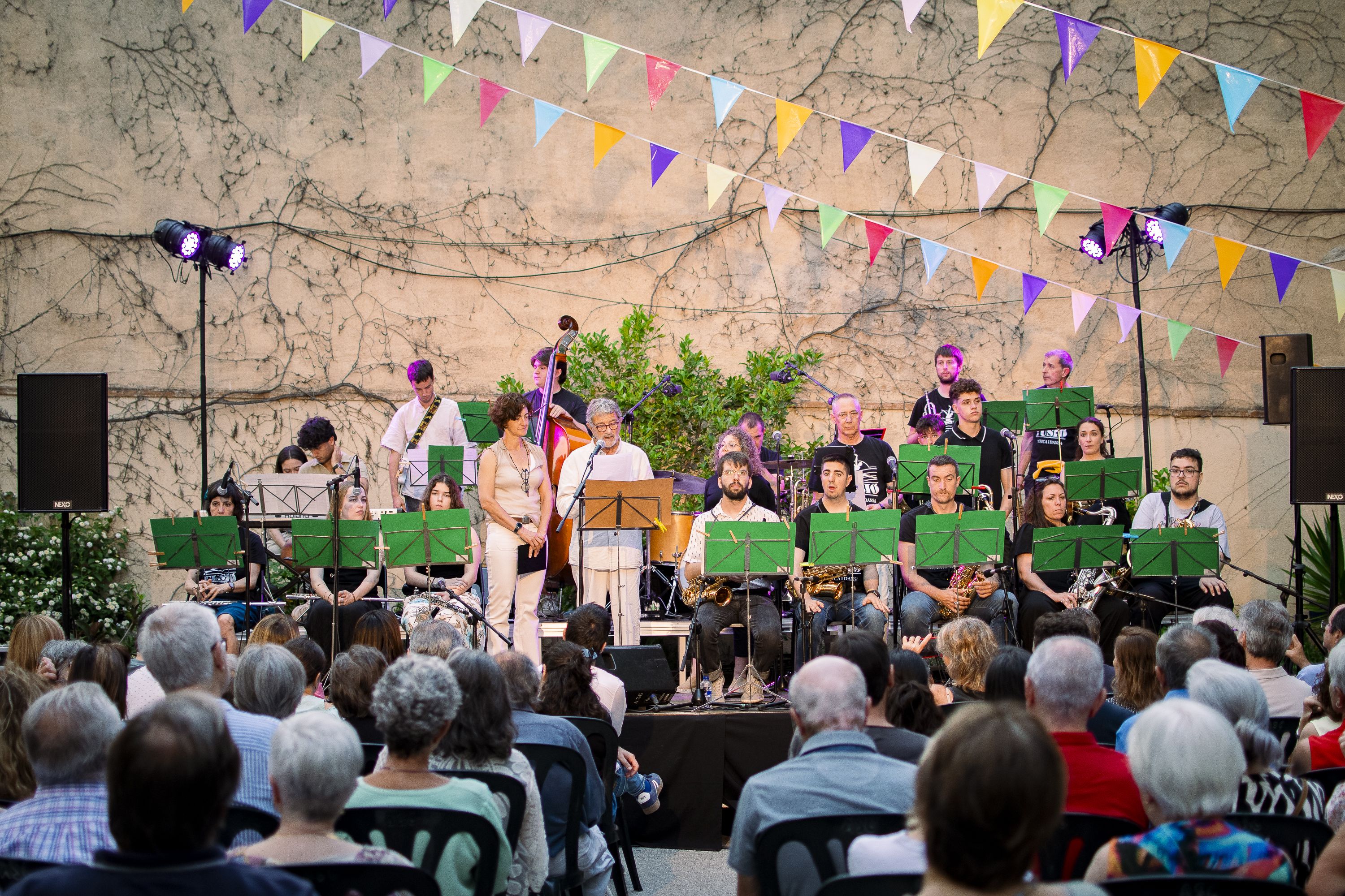 Concert de la Big Band de l'Escola Fusió pel 70è aniversari de l'Ateneu Santcugatenc. FOTO: Pol Rodríguez (TOT Sant Cugat)