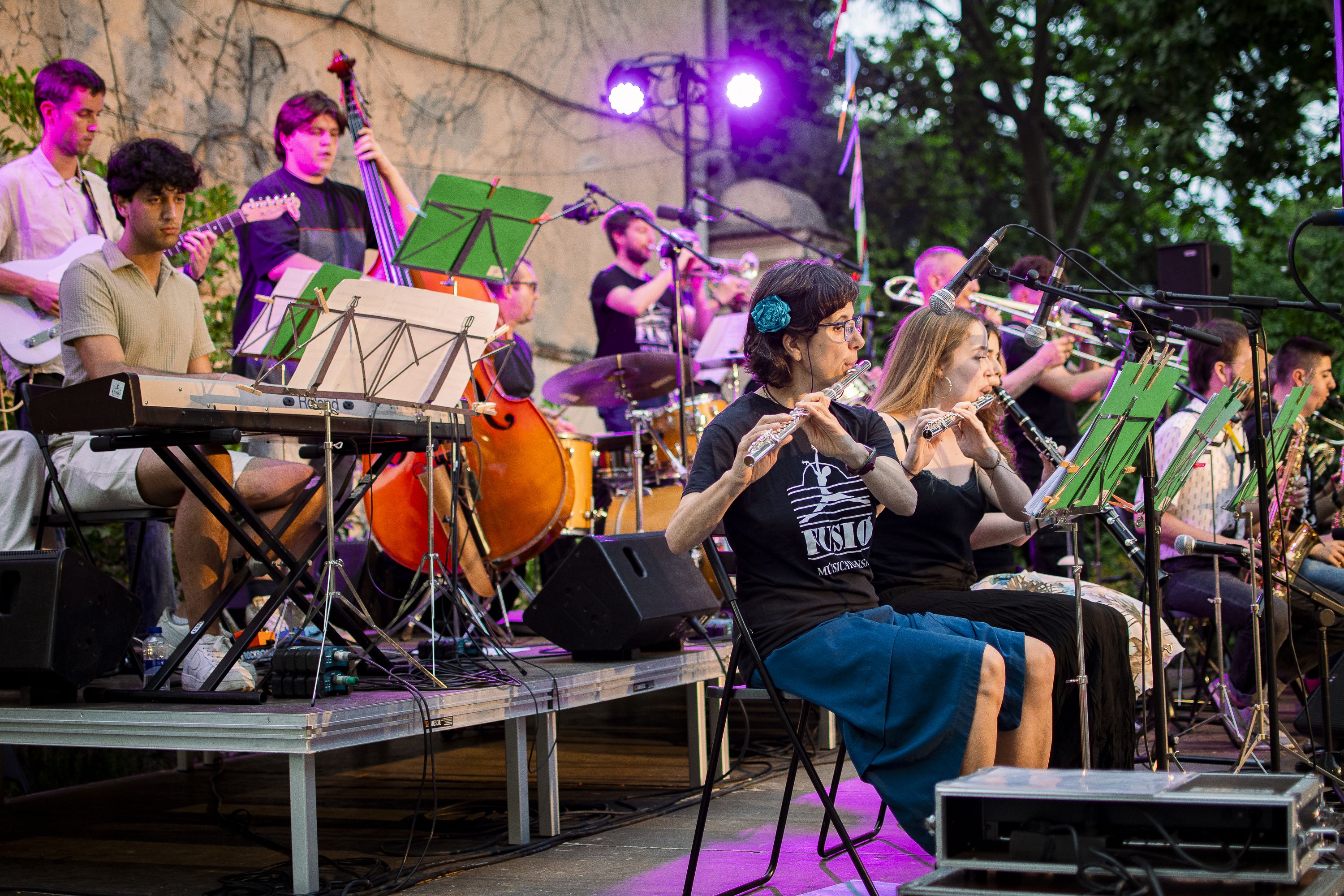 Concert de la Big Band de l'Escola Fusió pel 70è aniversari de l'Ateneu Santcugatenc. FOTO: Pol Rodríguez (TOT Sant Cugat)