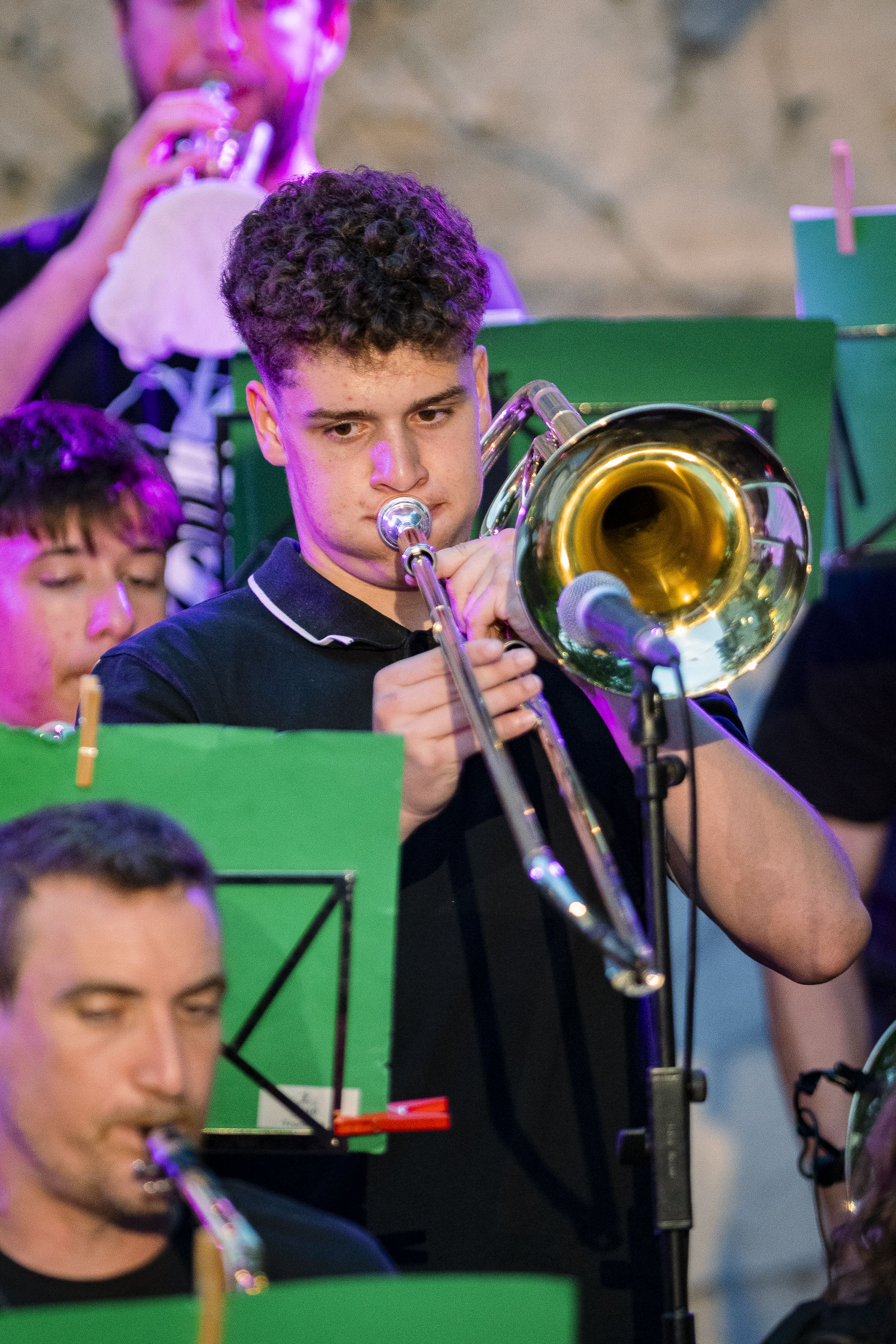 Concert de la Big Band de l'Escola Fusió pel 70è aniversari de l'Ateneu Santcugatenc. FOTO: Pol Rodríguez (TOT Sant Cugat)