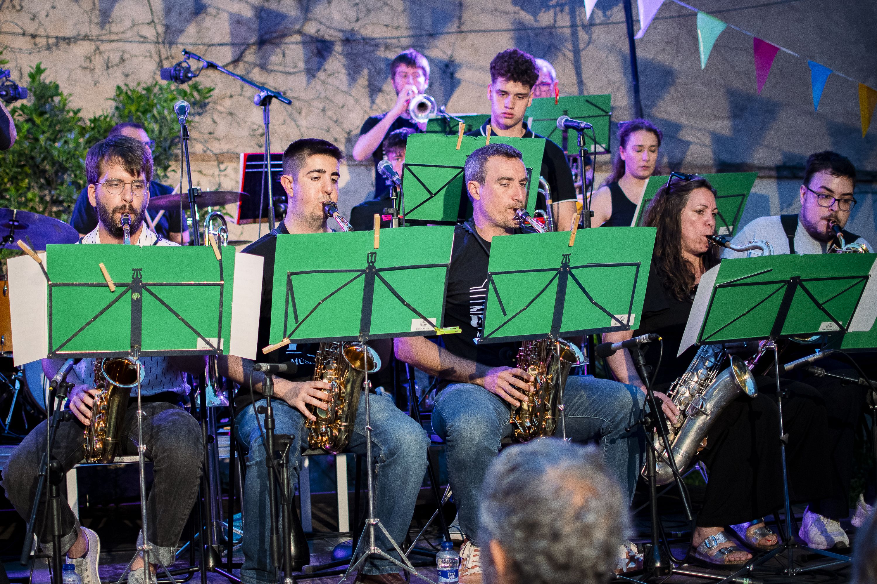 Concert de la Big Band de l'Escola Fusió pel 70è aniversari de l'Ateneu Santcugatenc. FOTO: Pol Rodríguez (TOT Sant Cugat)