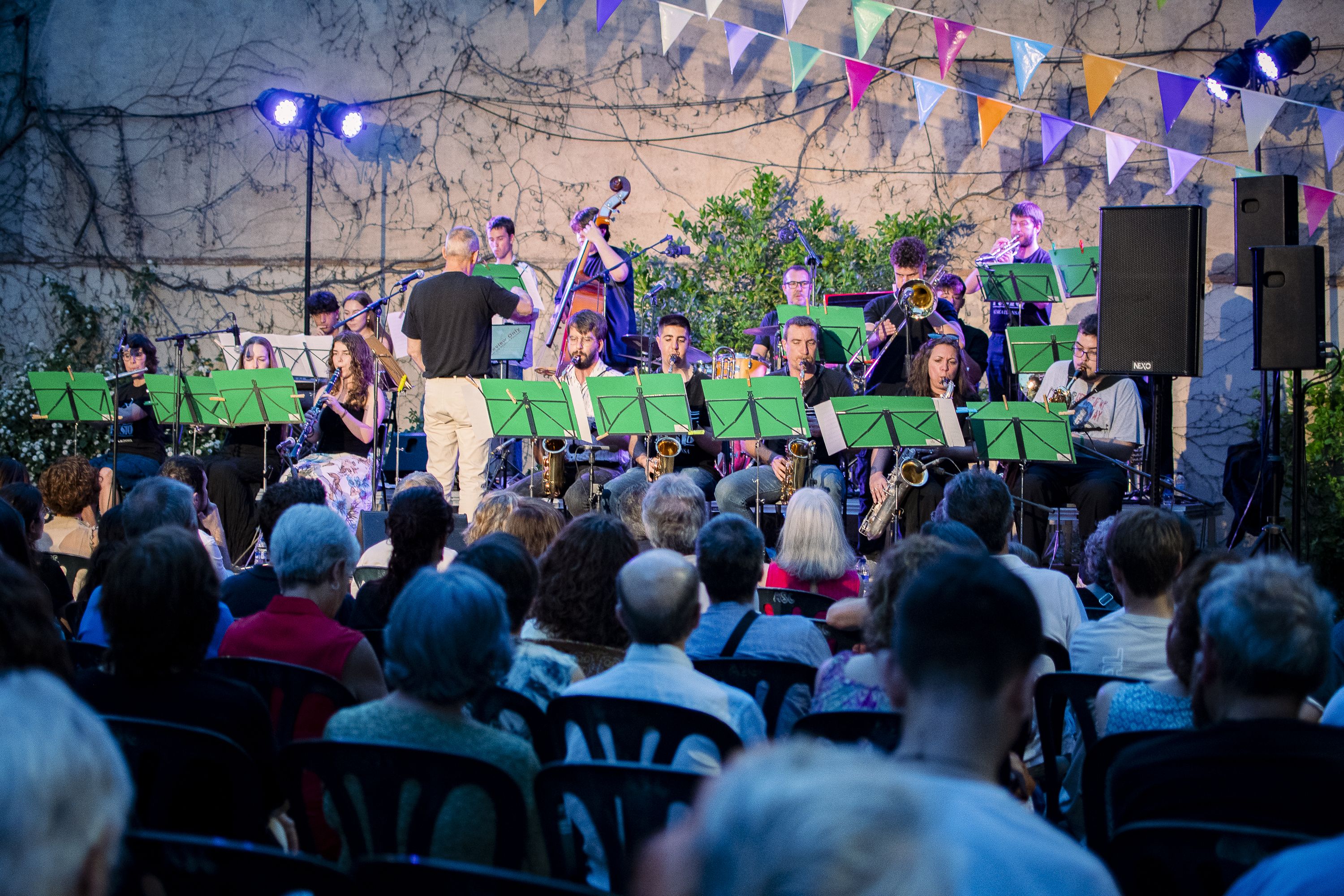 Concert de la Big Band de l'Escola Fusió pel 70è aniversari de l'Ateneu Santcugatenc. FOTO: Pol Rodríguez (TOT Sant Cugat)