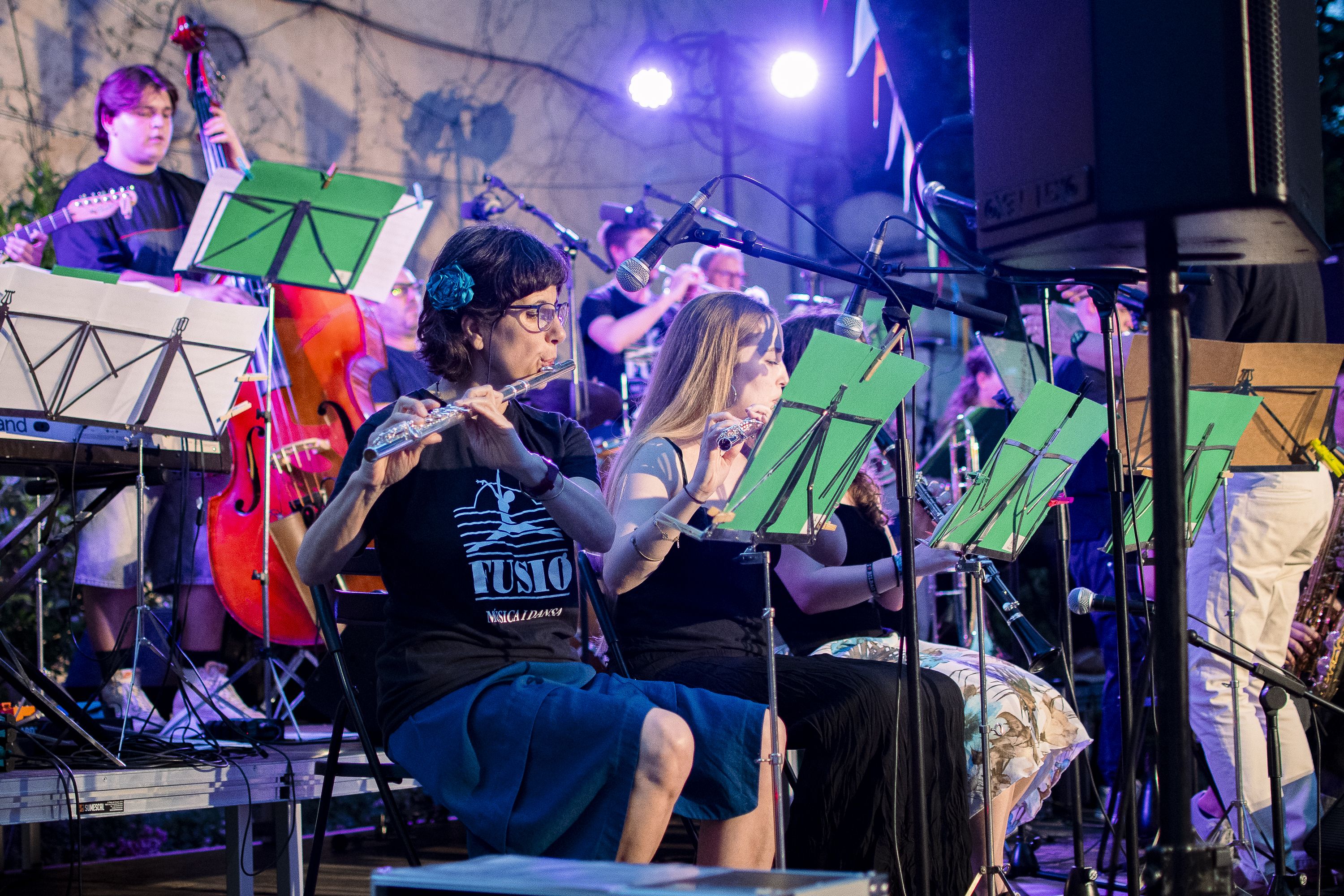 Concert de la Big Band de l'Escola Fusió pel 70è aniversari de l'Ateneu Santcugatenc. FOTO: Pol Rodríguez (TOT Sant Cugat)