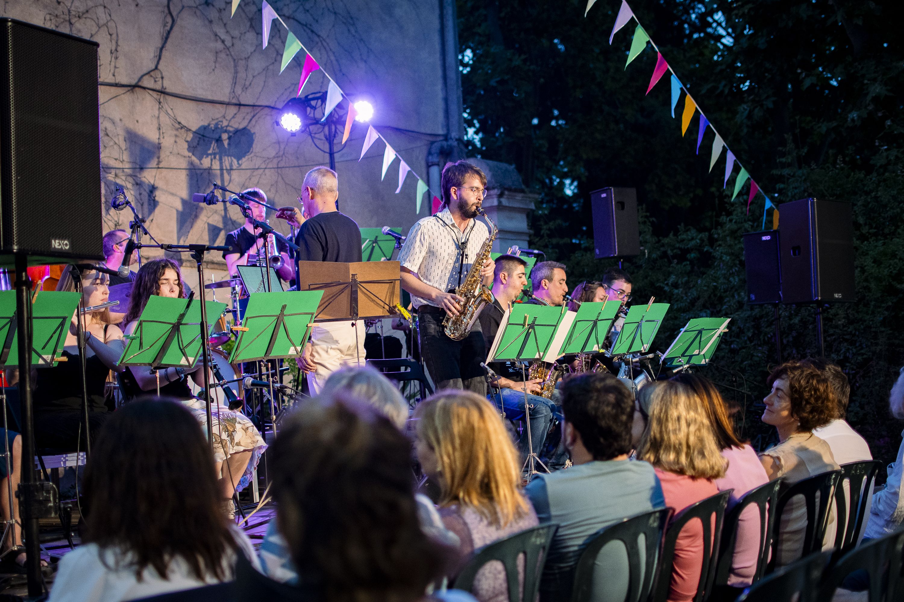 Concert de la Big Band de l'Escola Fusió pel 70è aniversari de l'Ateneu Santcugatenc. FOTO: Pol Rodríguez (TOT Sant Cugat)