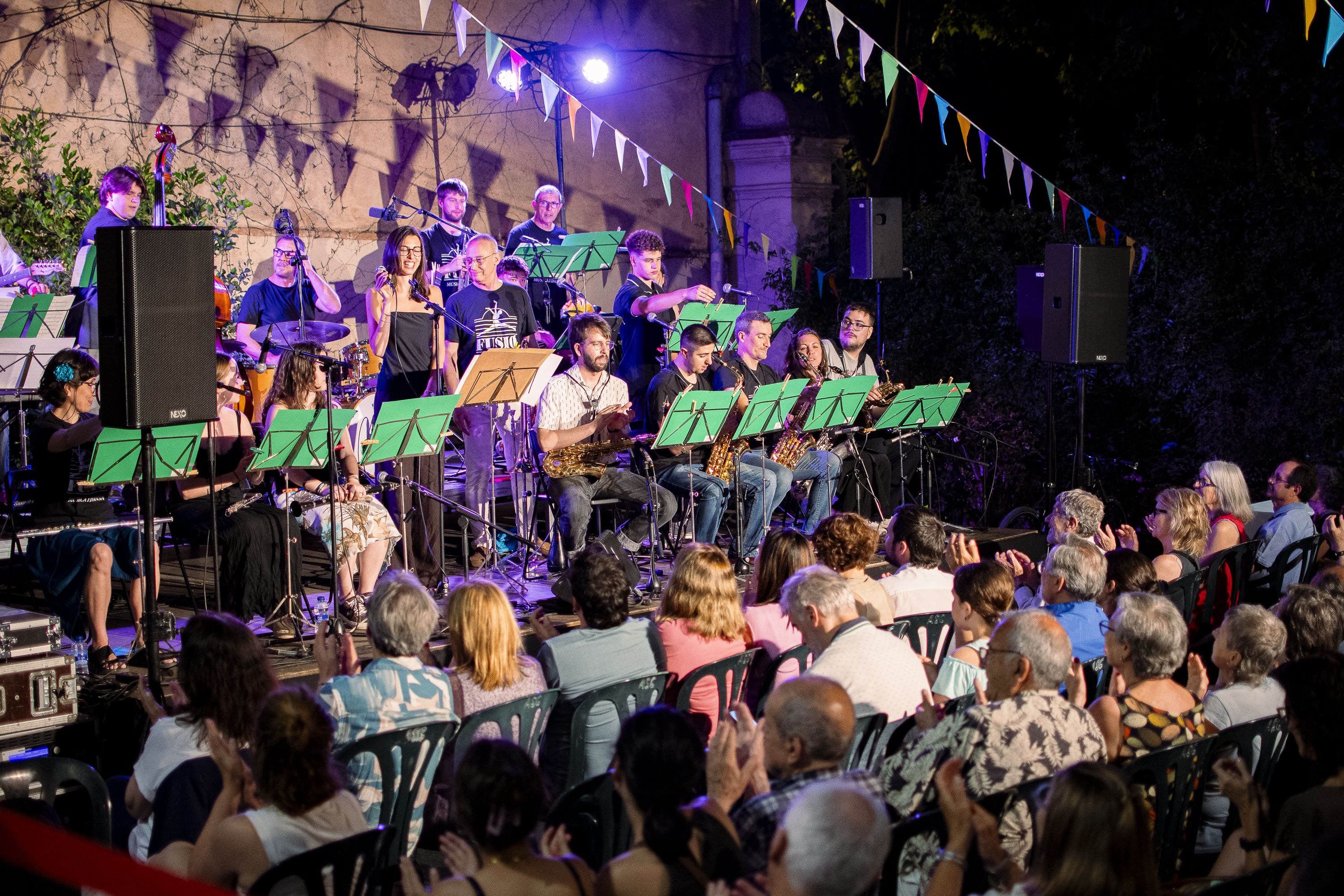 Concert de la Big Band de l'Escola Fusió pel 70è aniversari de l'Ateneu Santcugatenc. FOTO: Pol Rodríguez (TOT Sant Cugat)