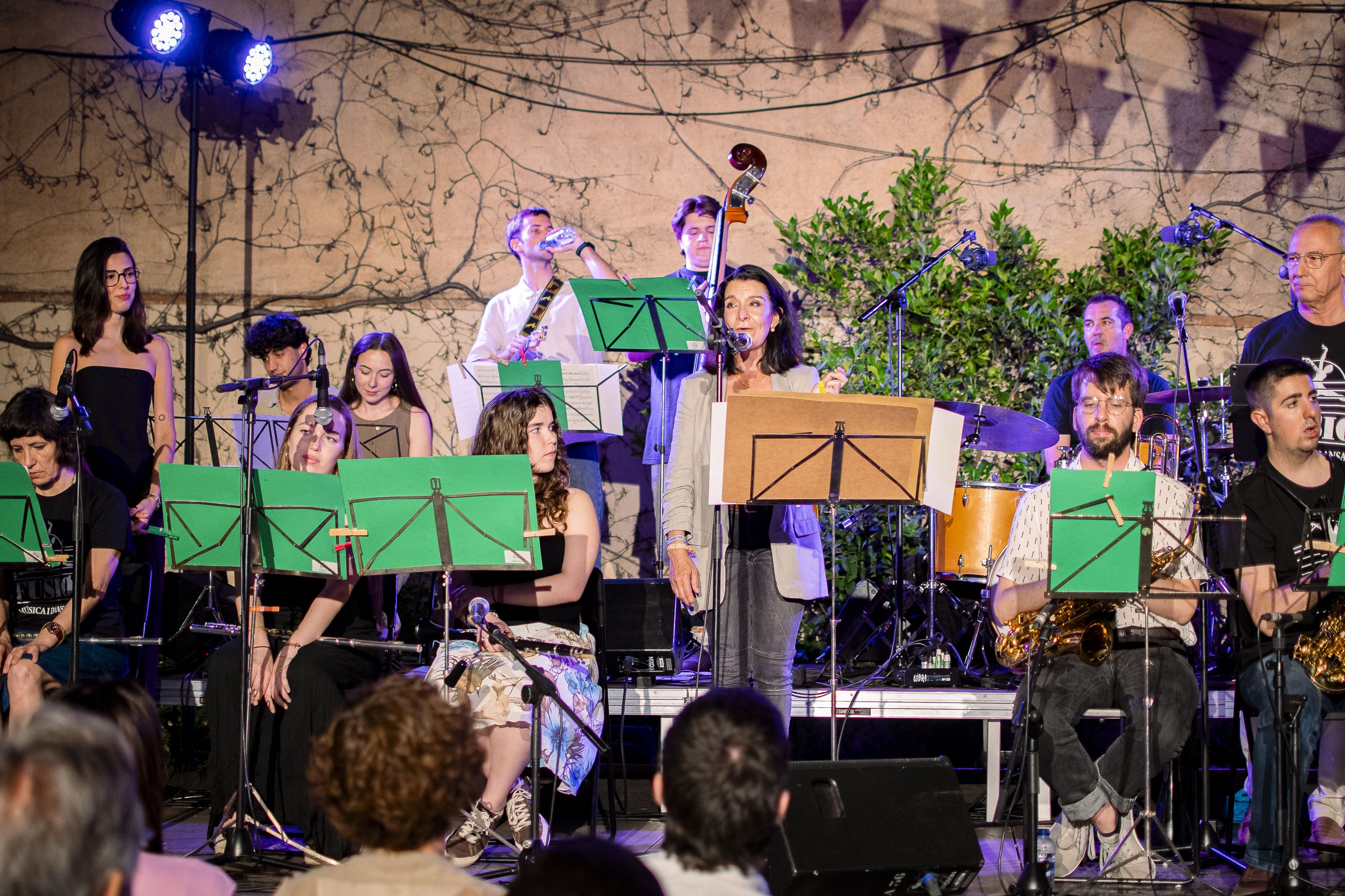 Concert de la Big Band de l'Escola Fusió pel 70è aniversari de l'Ateneu Santcugatenc. FOTO: Pol Rodríguez (TOT Sant Cugat)