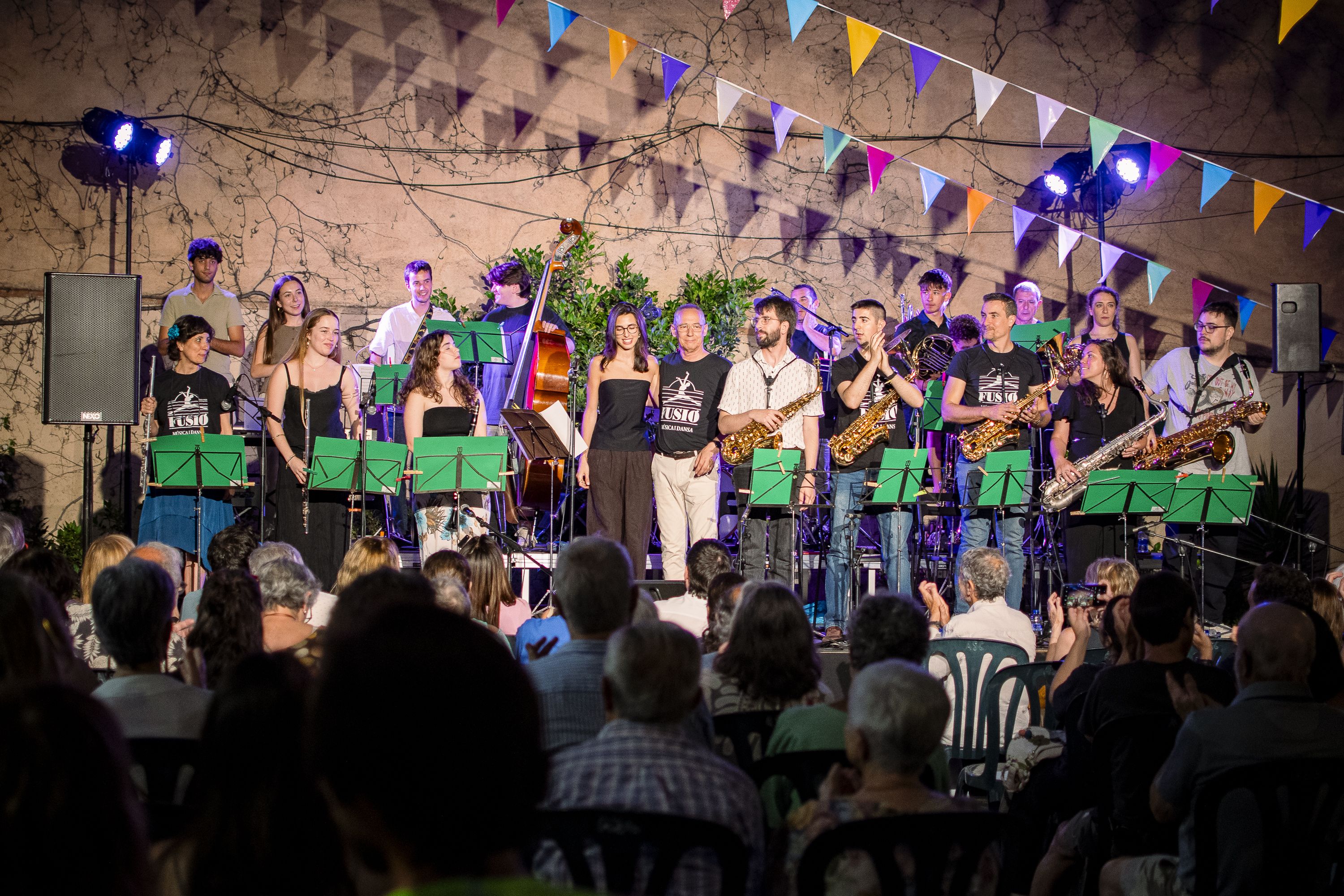 Concert de la Big Band de l'Escola Fusió pel 70è aniversari de l'Ateneu Santcugatenc. FOTO: Pol Rodríguez (TOT Sant Cugat)