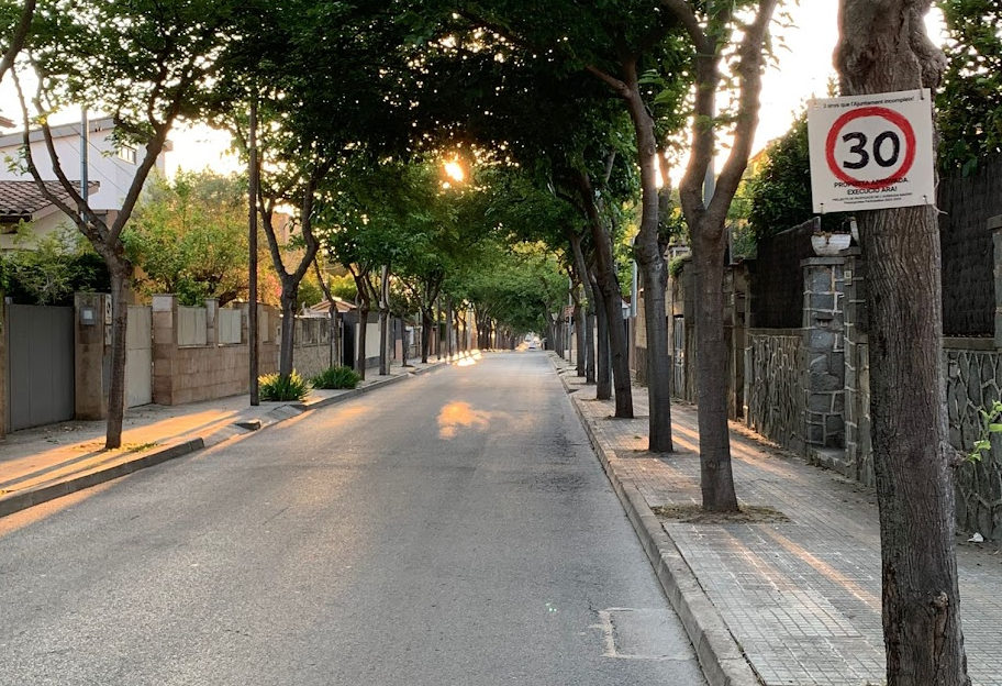 L'avinguda de Madrid, a Mira-sol (Sant Cugat) FOTO: Cedida