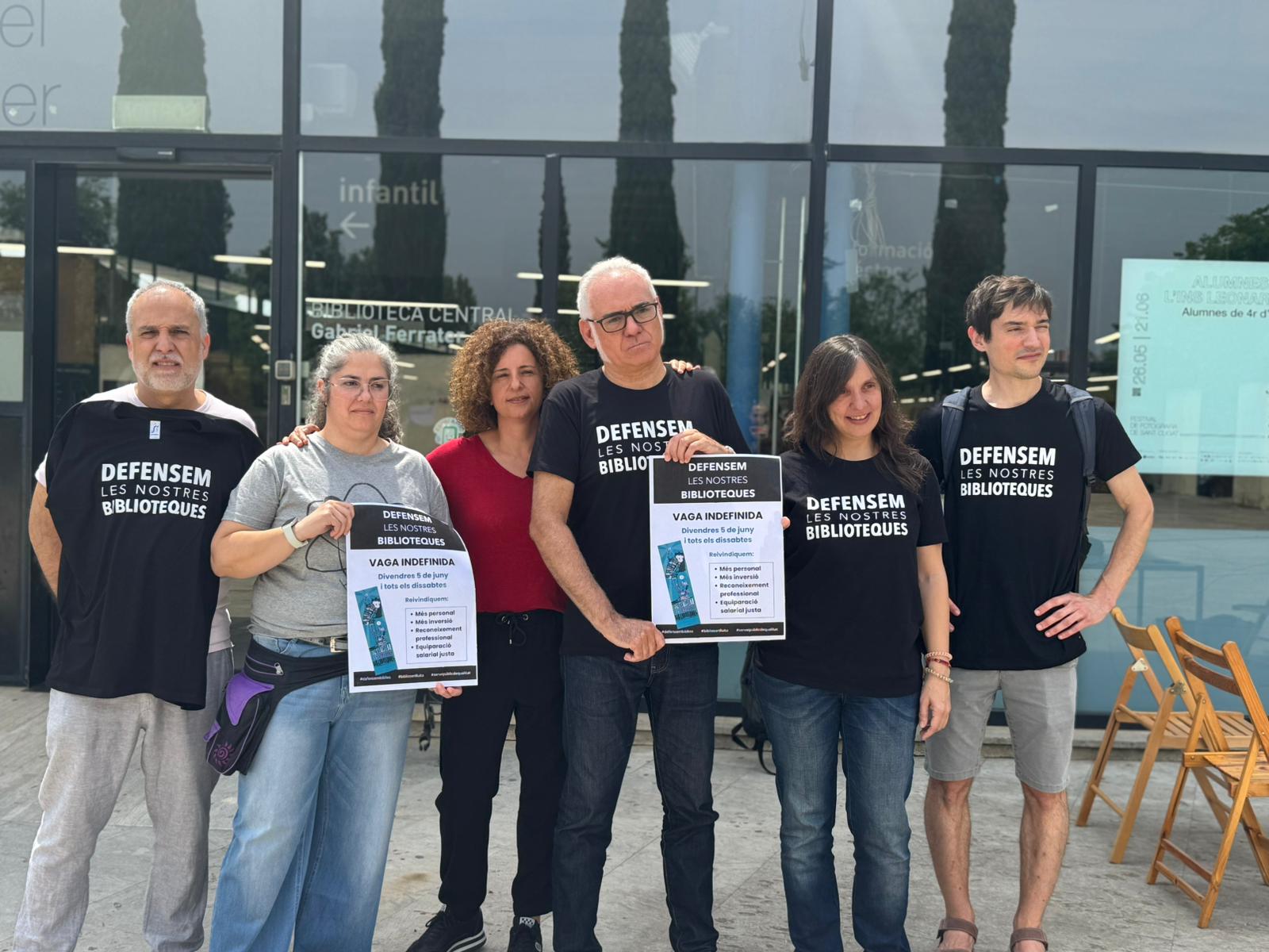 Els treballadors de les biblioteques de Sant Cugat se sumaran a la vaga del personal dependent de la Diputació de Barcelona. FOTO: TOT Sant Cugat