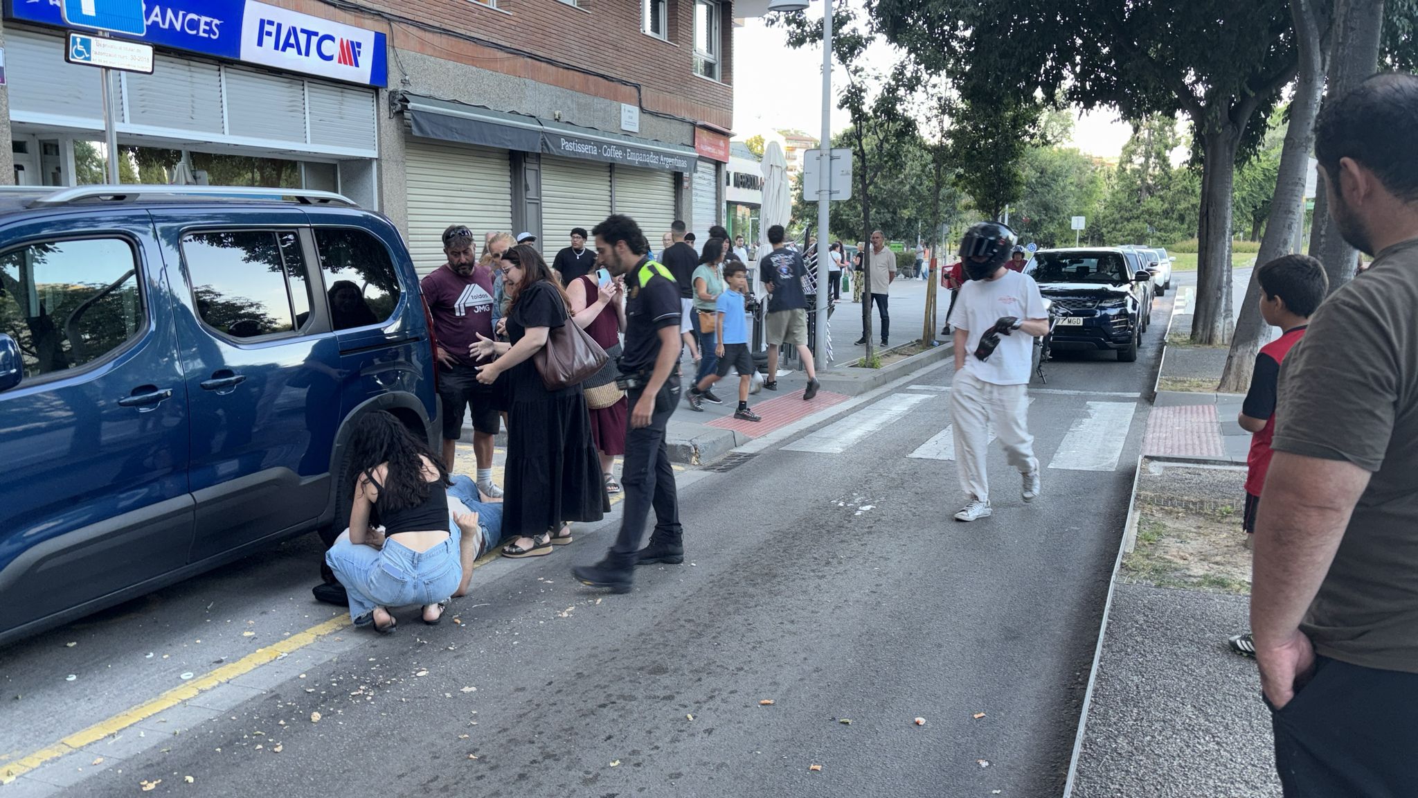 L'incident s'ha produit a la rambla del Celler. FOTO: Àgata Guinó (TOT Sant Cugat)