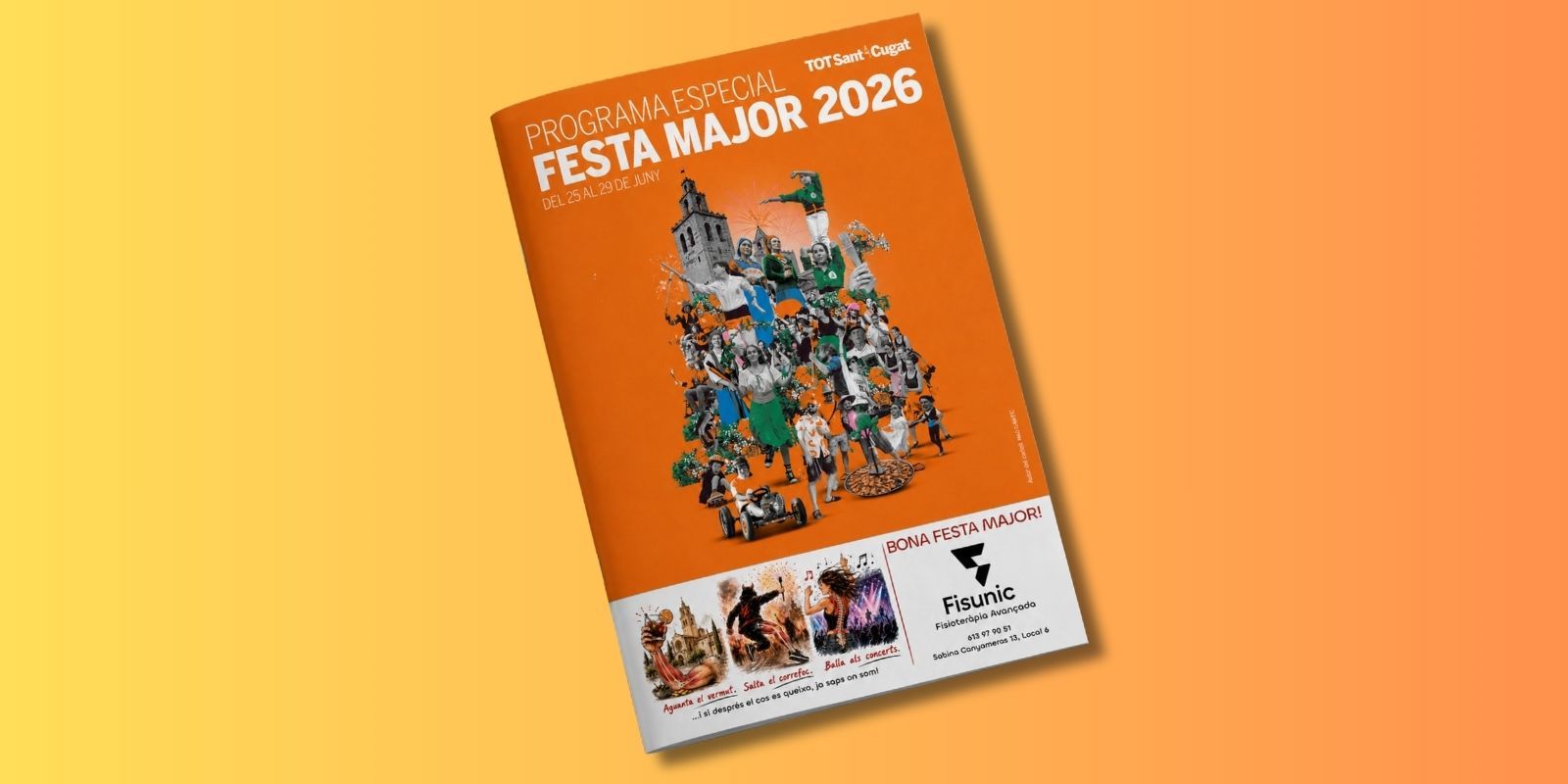 Portada del programa de la Festa Major 2026 FOTO: Cedida