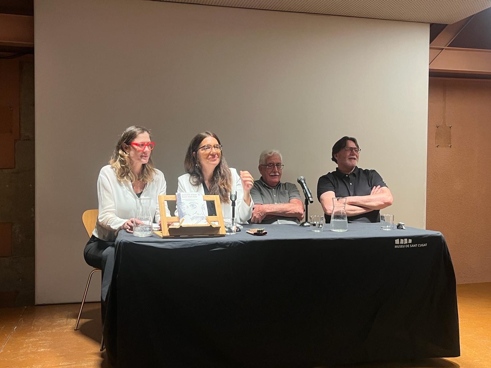 Presentació del llibre 'Auguste Rodin' de Rainer Maria Rilke amb la traducció de Montserrat Obiols i Jordi Van Campen. FOTO: TOT Sant Cugat