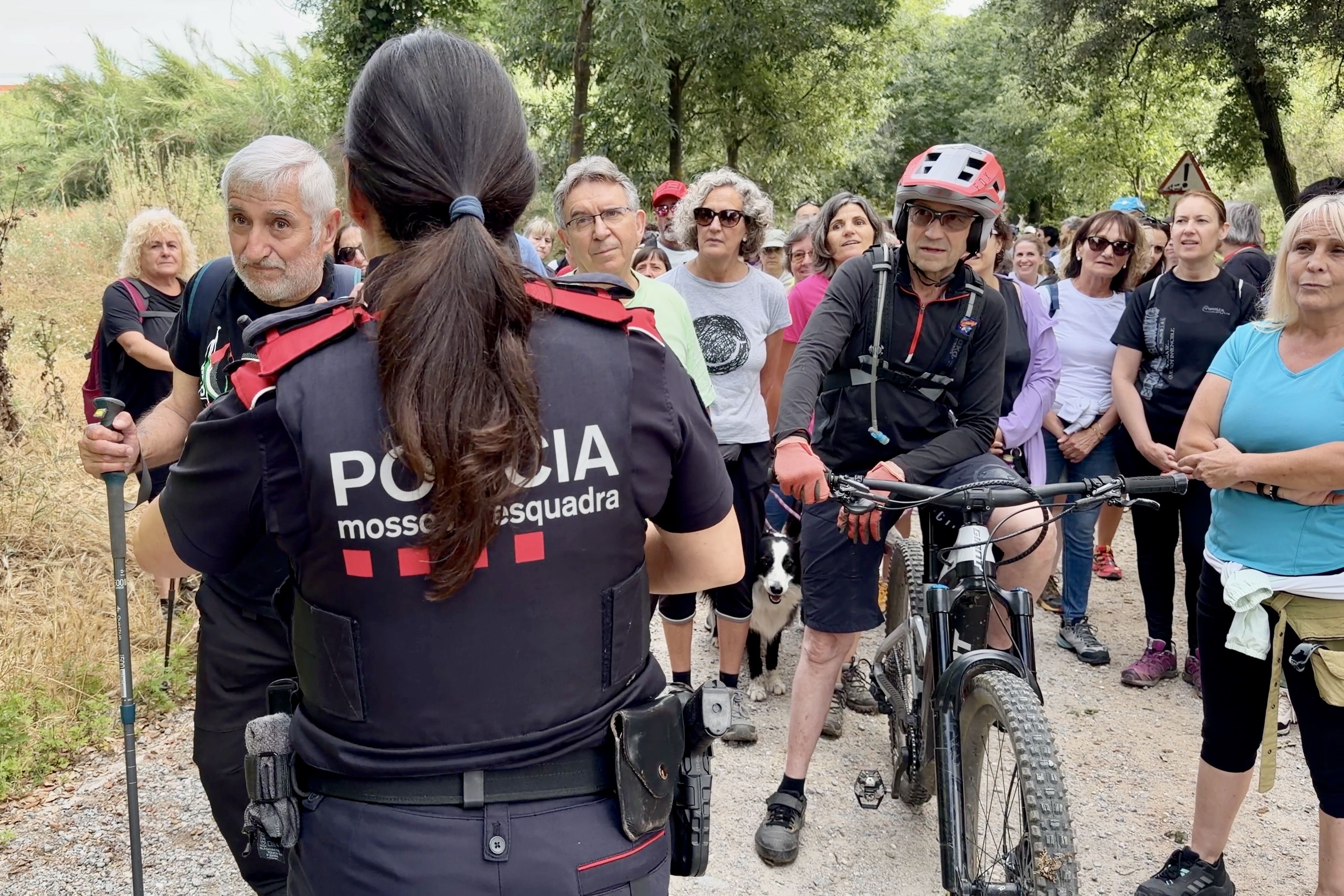 Caminada reivindicativa a Collserola, el passat 6 de juny FOTO: ACN
