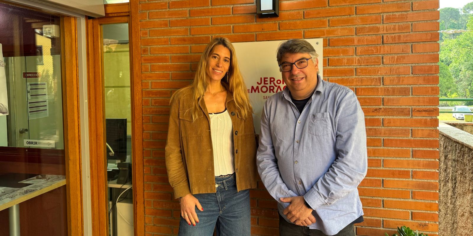 La directora general del TOT Sant Cugat, Laura Grau i el gerent i membre fundacio privada Jeroni de Moragas, Xavier Martinez. FOTO: Cedida