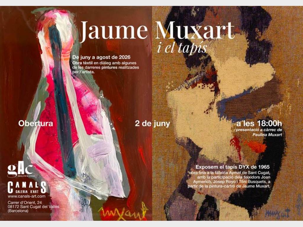 exposicio jaume muxart i el tapis