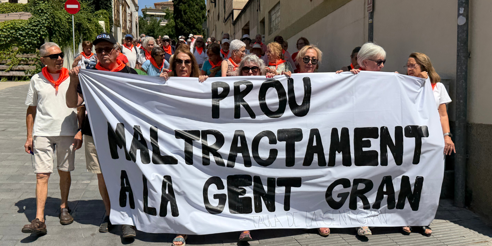 Marxa del Dia Mundial de la Presa de Consciència sobre l'Abús i el Maltractament a les Persones Grans. FOTO: TOT Sant Cugat