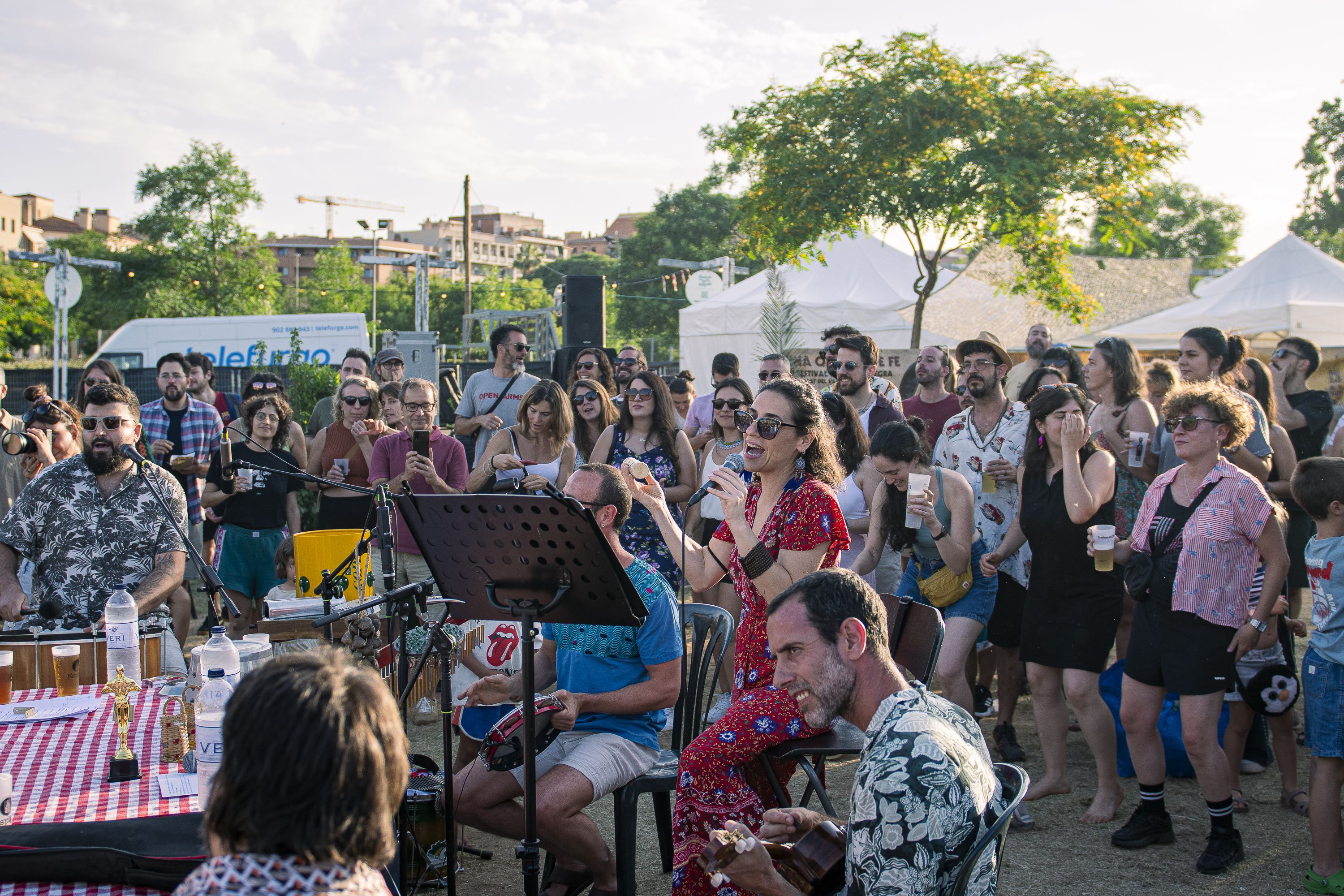 Roda de samba de Parakundé durant el StQBlack 2026. FOTO: Pol Rodríguez (TOT Sant Cugat)