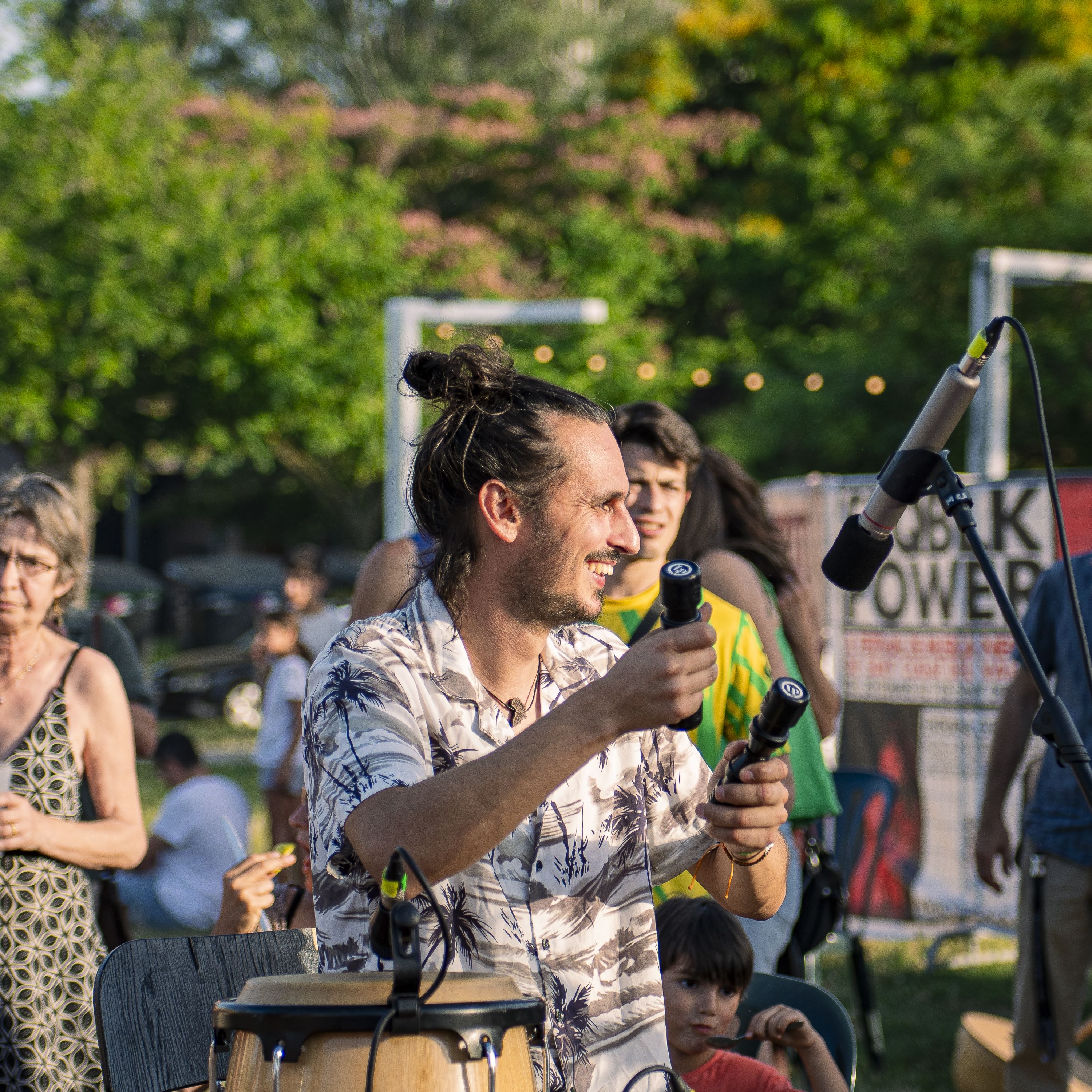 Roda de samba de Parakundé durant el StQBlack 2026. FOTO: Pol Rodríguez (TOT Sant Cugat)