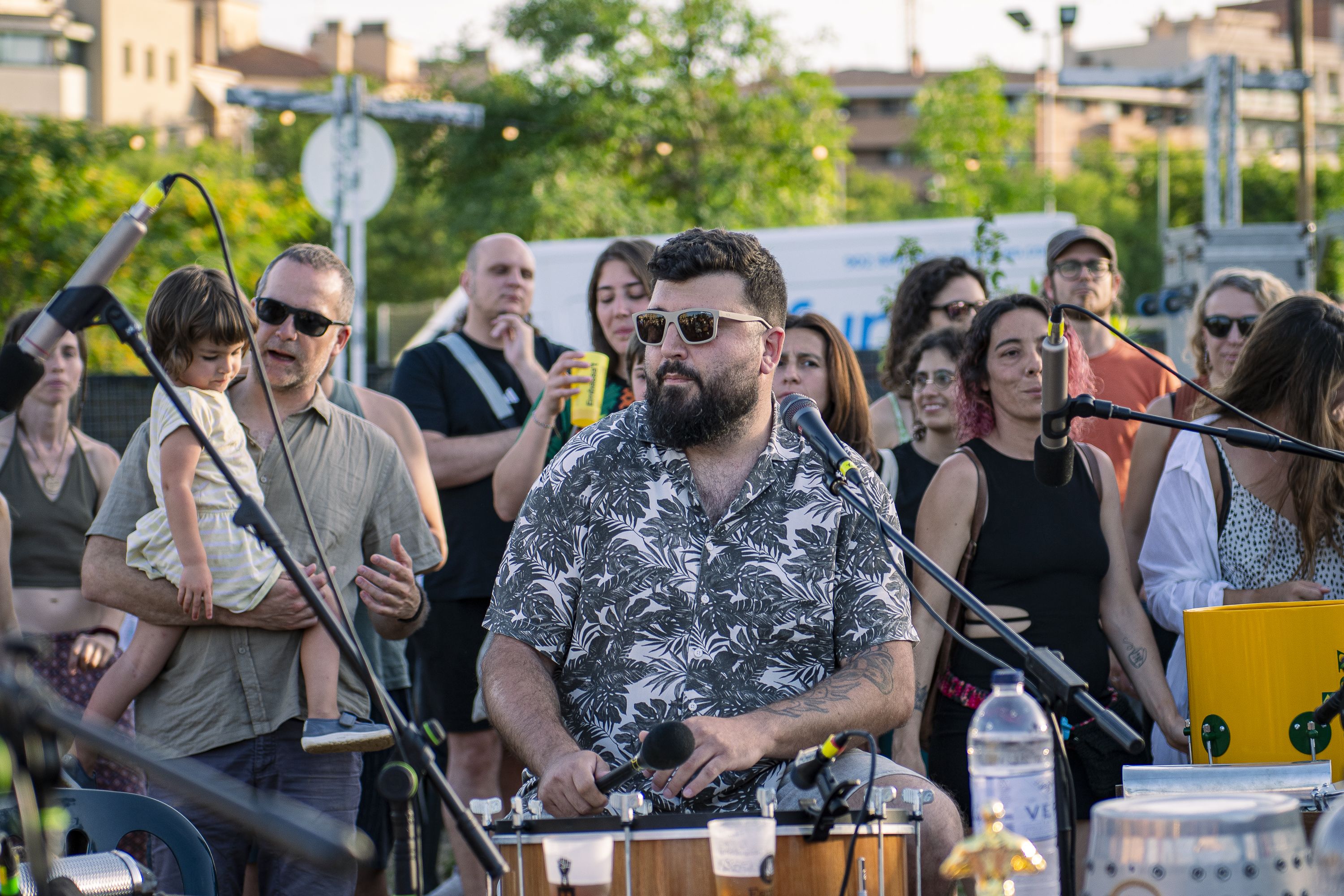 Roda de samba de Parakundé durant el StQBlack 2026. FOTO: Pol Rodríguez (TOT Sant Cugat)