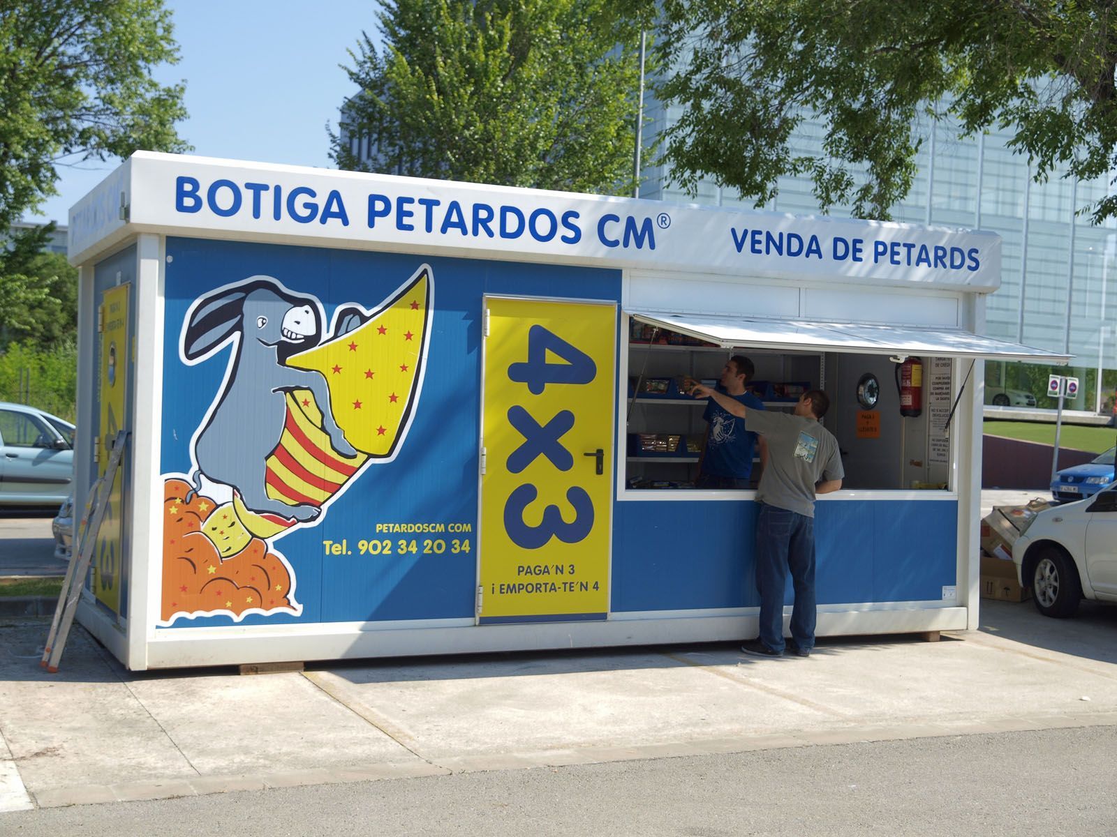 Una caseta de petards a Sant Cugat FOTO: Arxiu