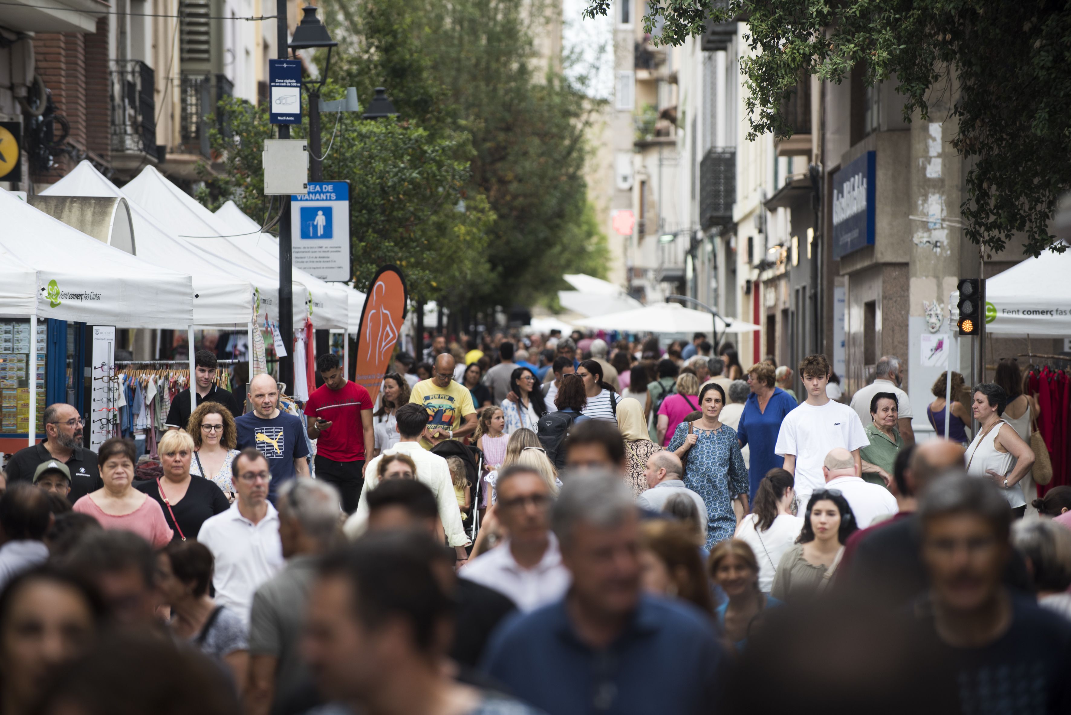 La Botiga al Carrer és l'esdeveniment comercial més emblemàtic de Sant Cugat. FOTO: Bernat Millet