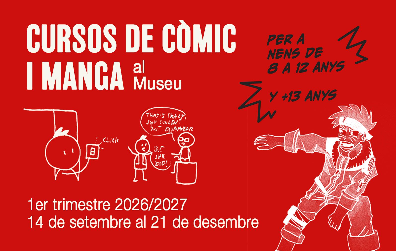 Cursos trimestrals al museu del còmic
