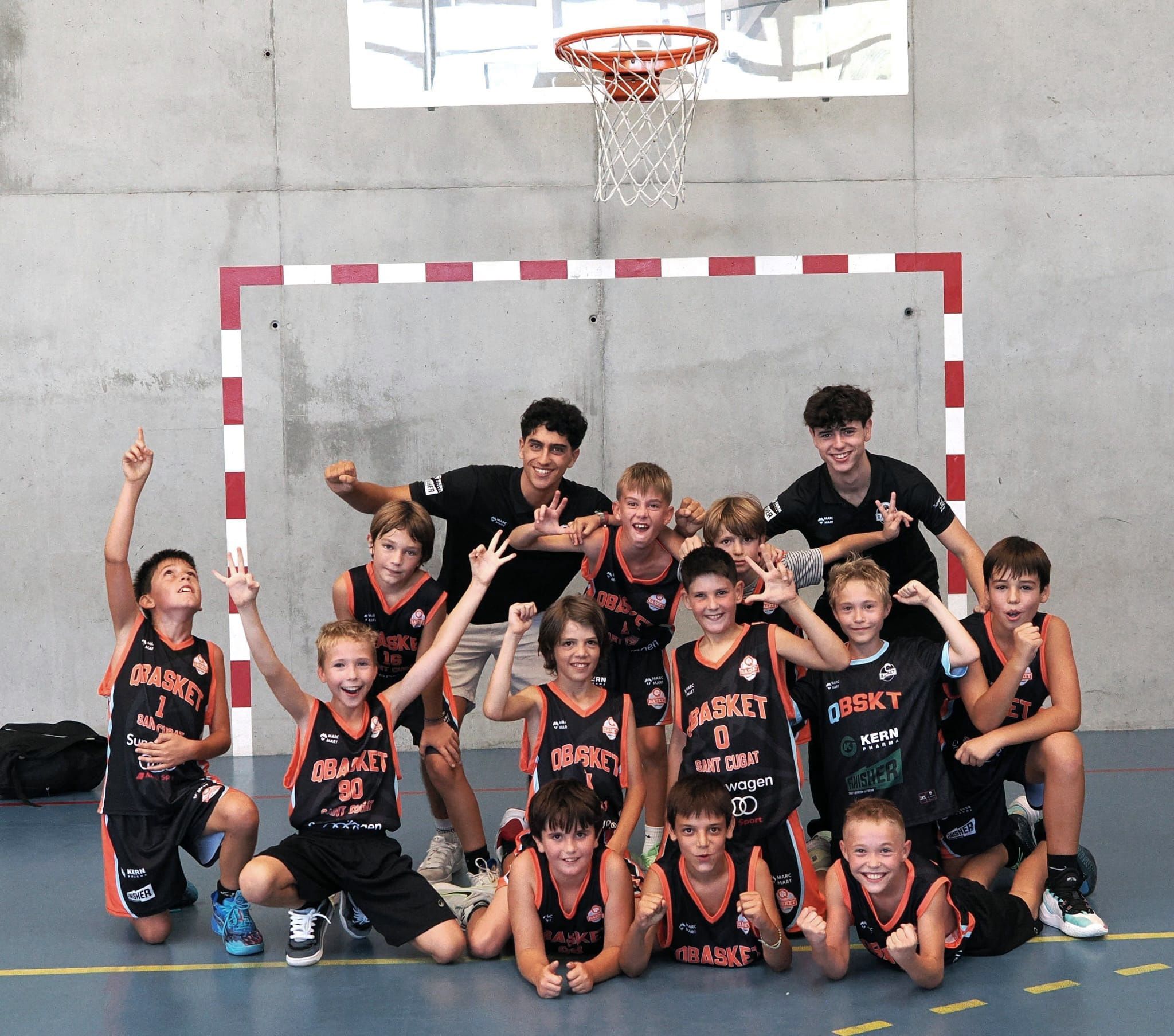El Campus d’Estiu del QBasket Sant Cugat al pavelló de Sant Cugat