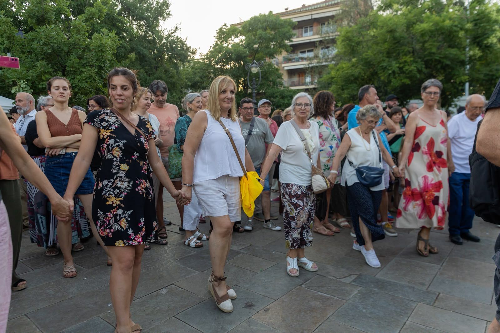 Flama del Canigó i encesa de la foguera 2026. FOTO: Ajuntament