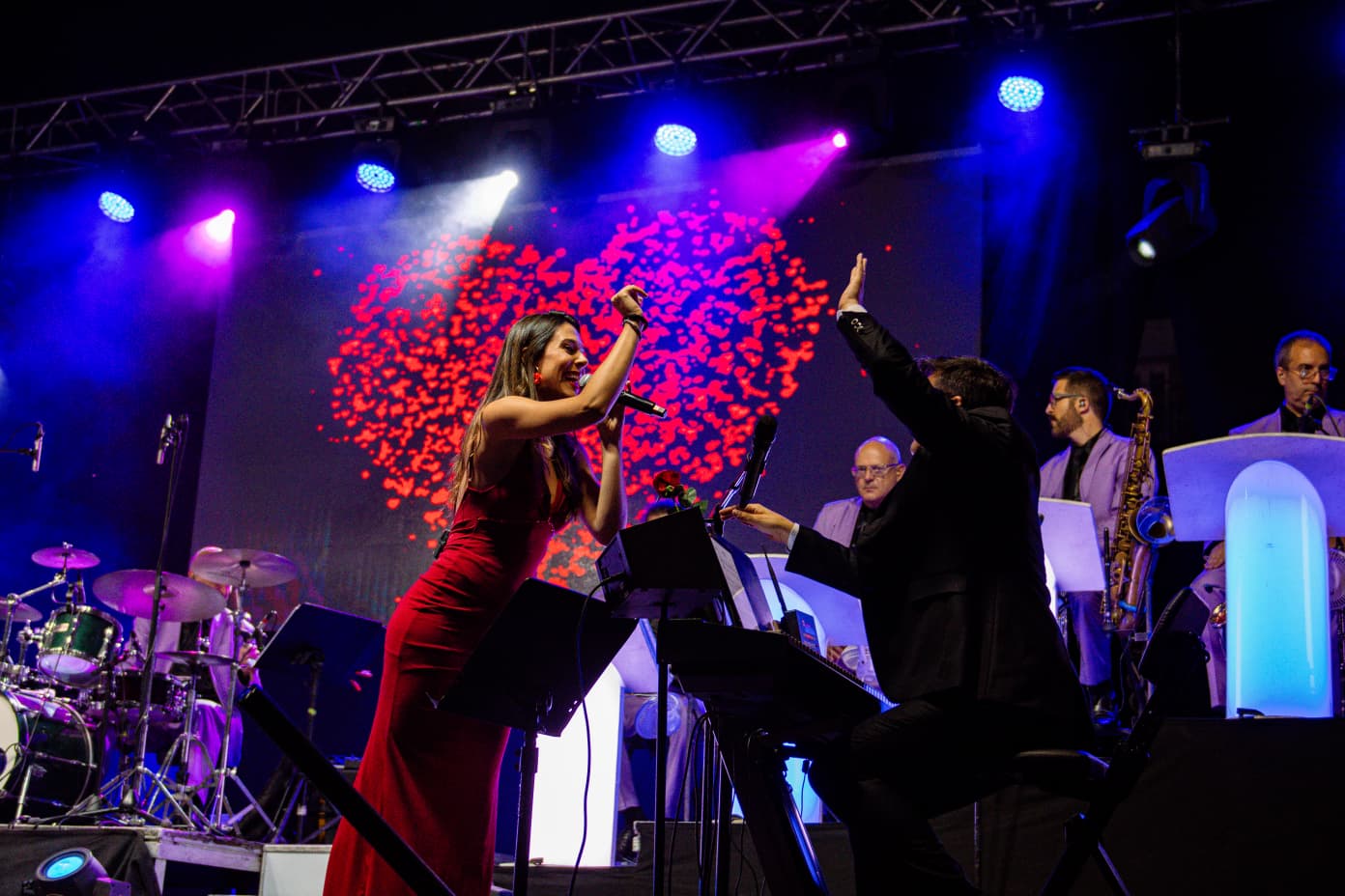 En concert Cobla Orquestra Montgrins. FOTO: Pol Rodríguez
