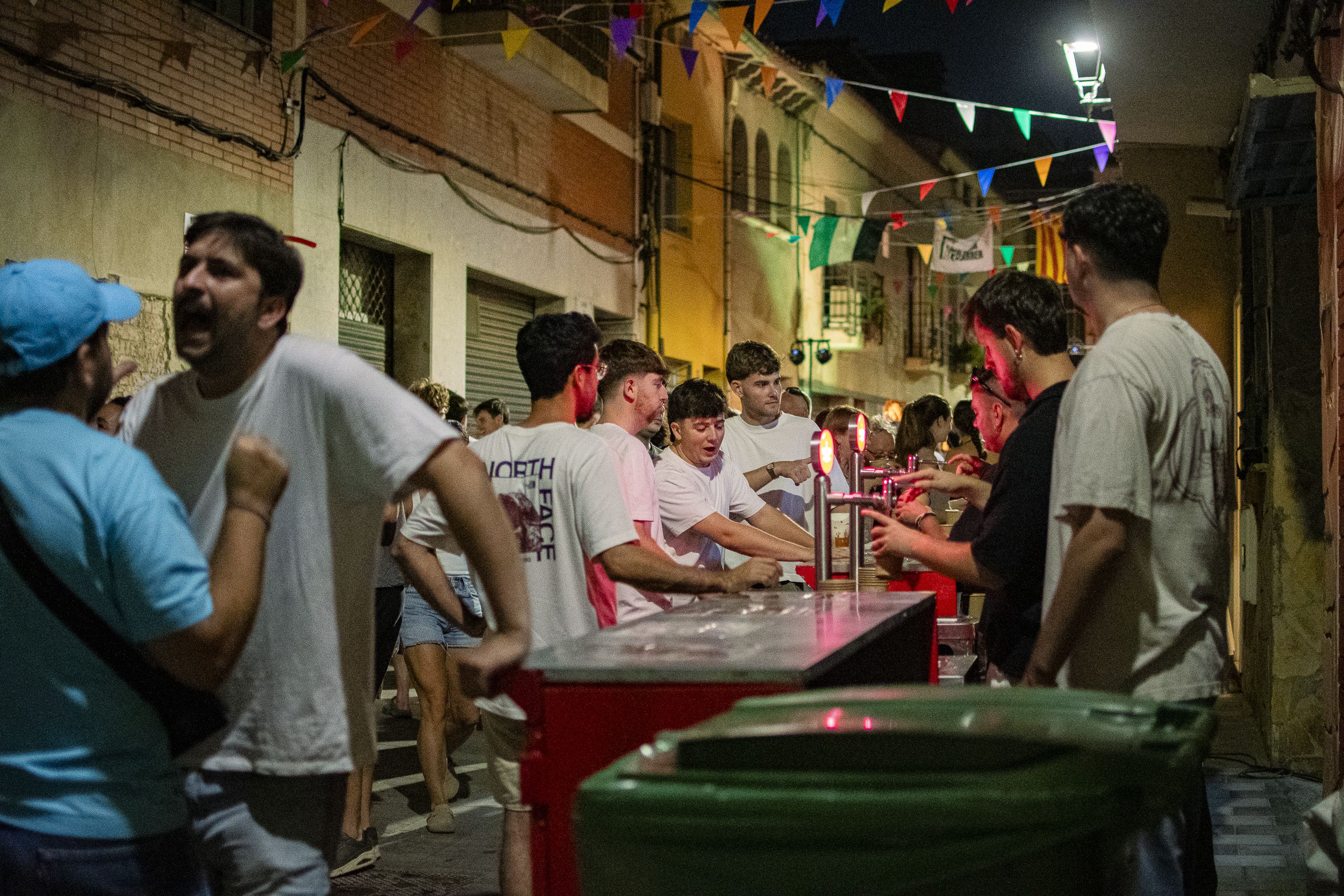 Festa Major al carrer Hospital. FOTO: Pol Rodríguez