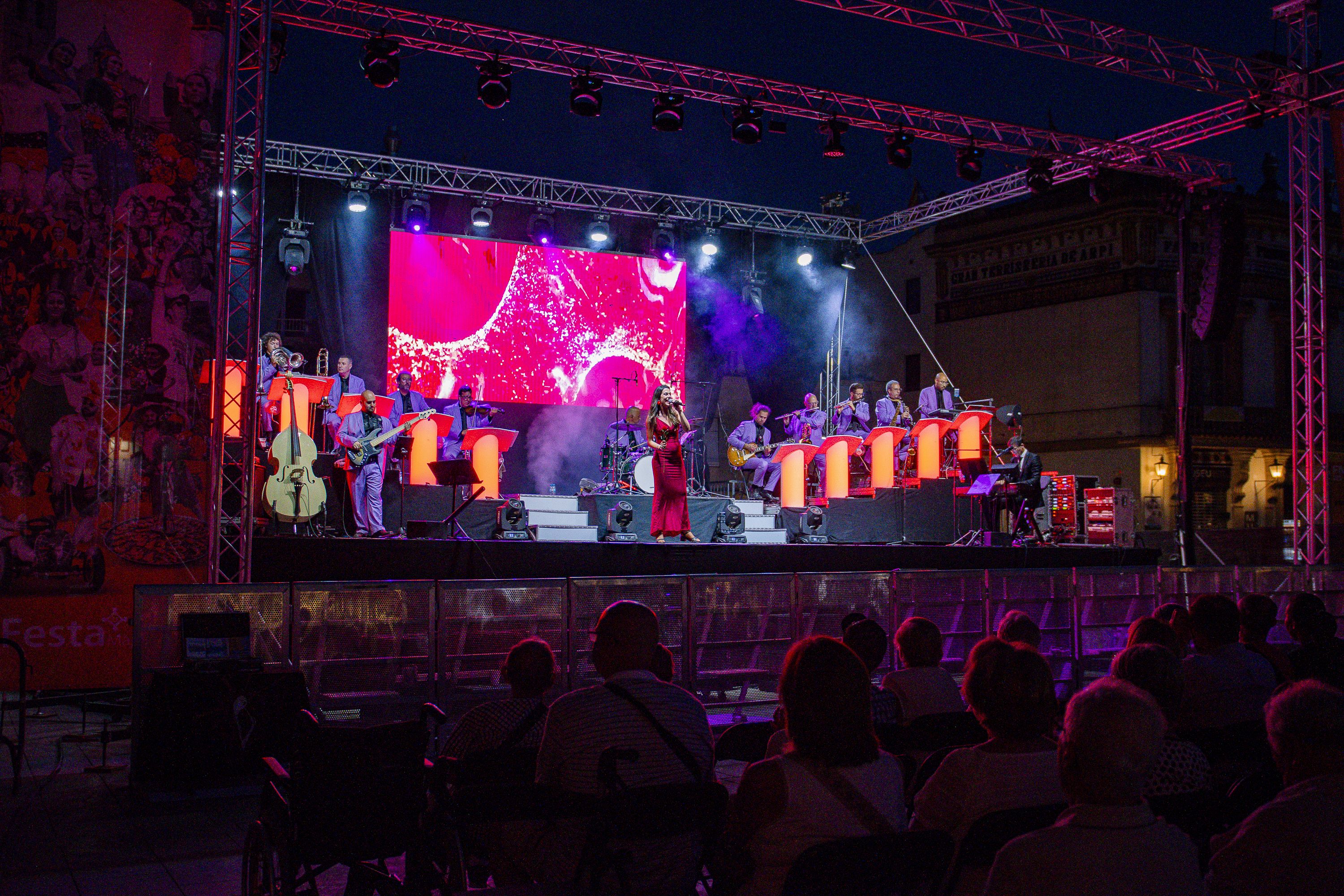 En concert Cobla Orquestra Montgrins. FOTO: Pol Rodríguez
