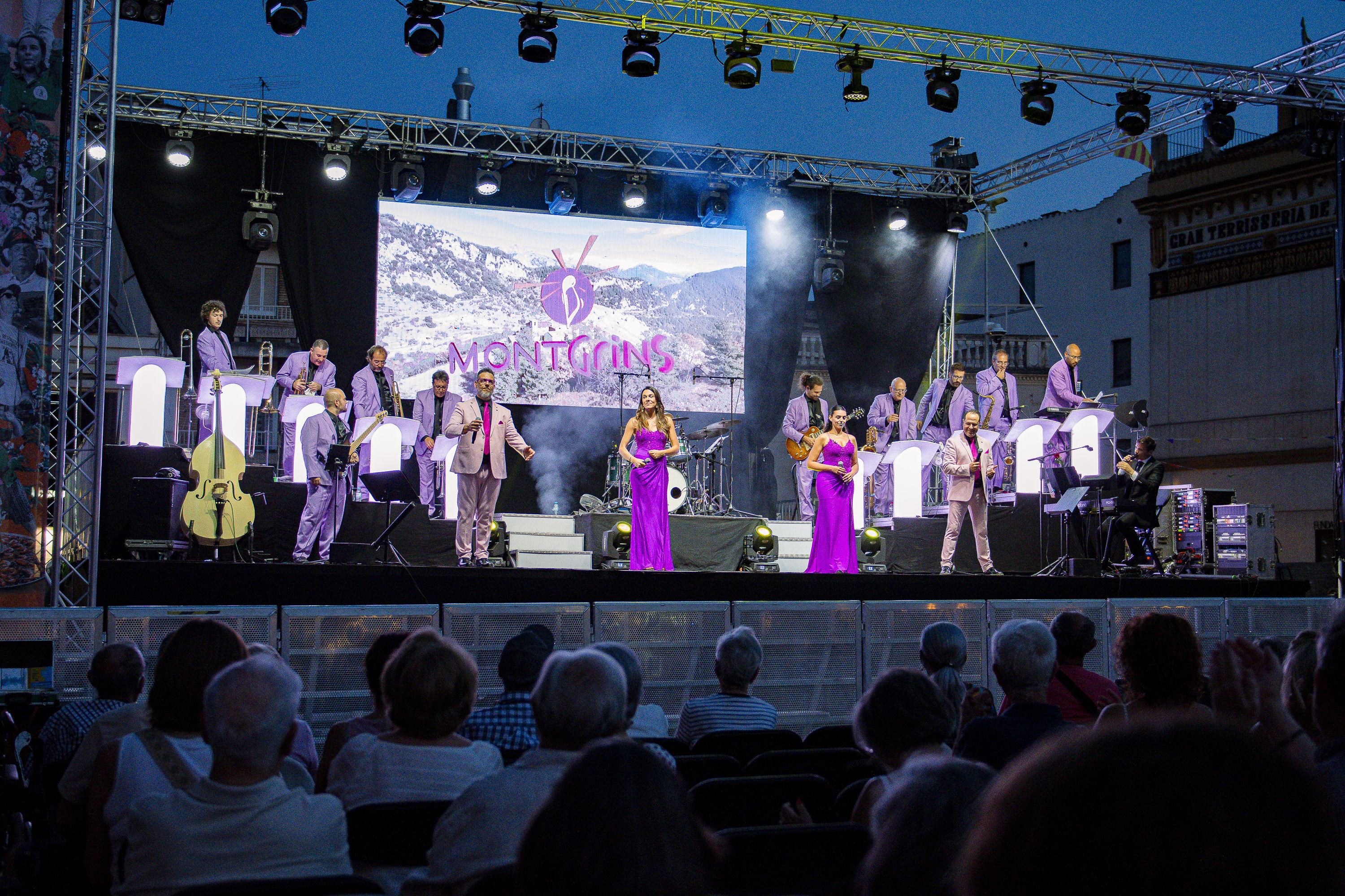 En concert Cobla Orquestra Montgrins. FOTO: Pol Rodríguez