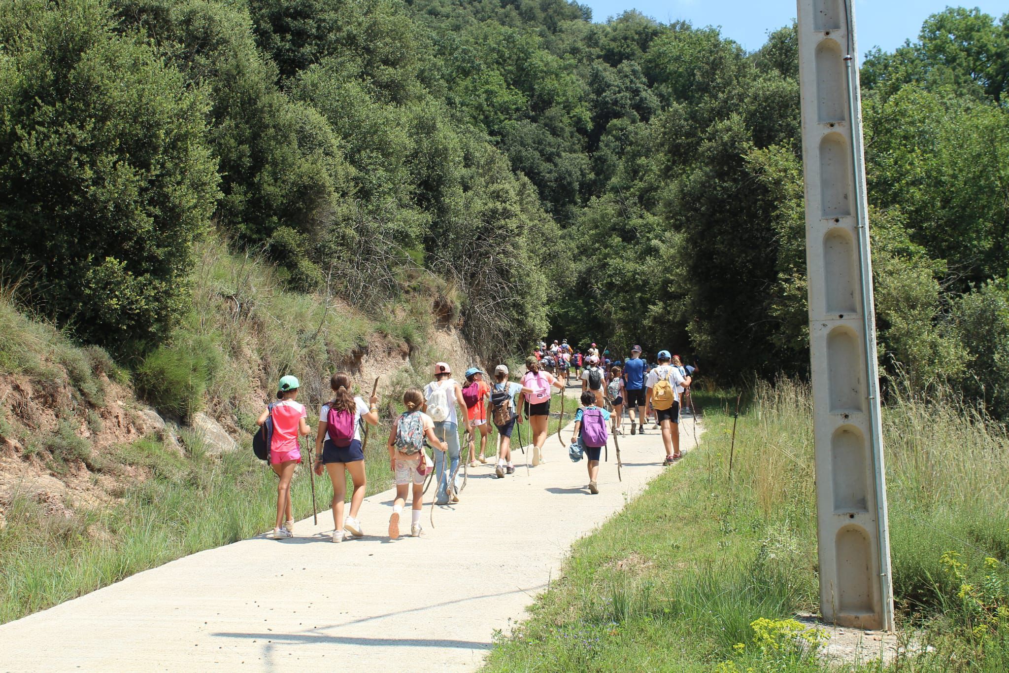 Excursió durant una edició anterior de les compalònies. FOTO: Cedida