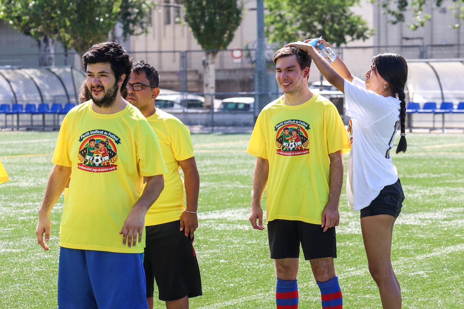Partit de futbol inclusiu a Can Magí FOTO: Ajuntament de Sant Cugat