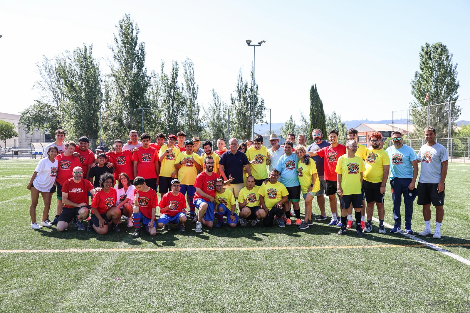 Partit de futbol inclusiu a Can Magí FOTO: Ajuntament de Sant Cugat