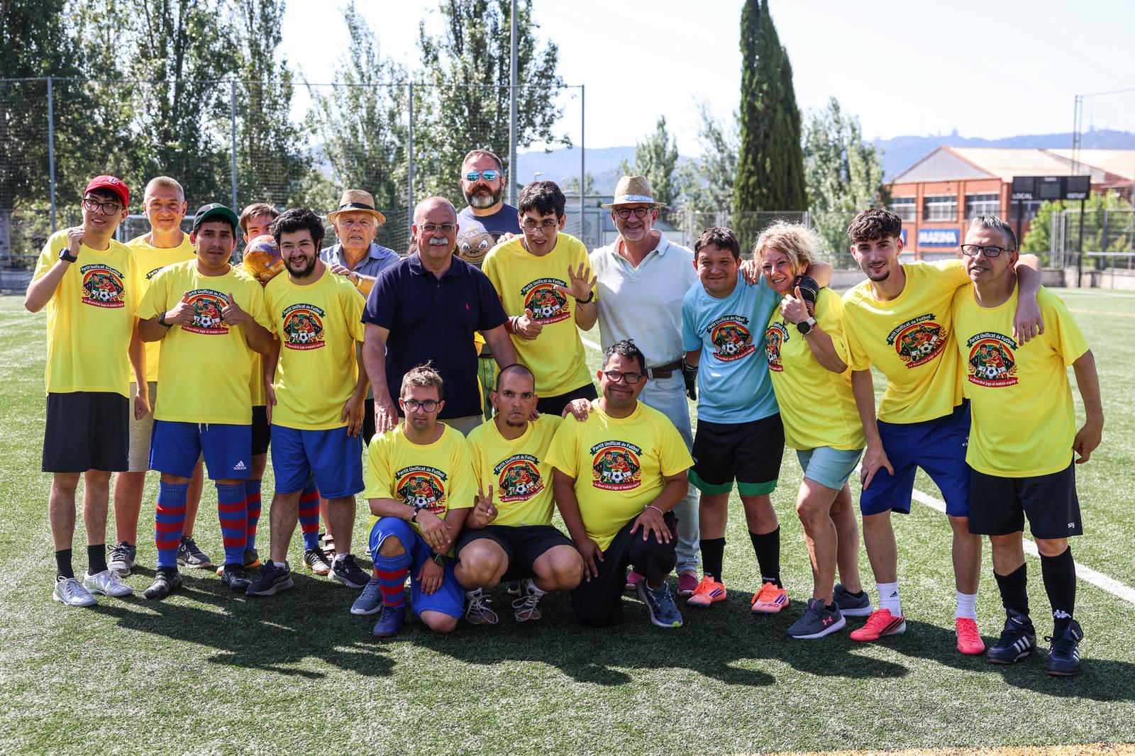 Partit de futbol inclusiu a Can Magí FOTO: Ajuntament de Sant Cugat