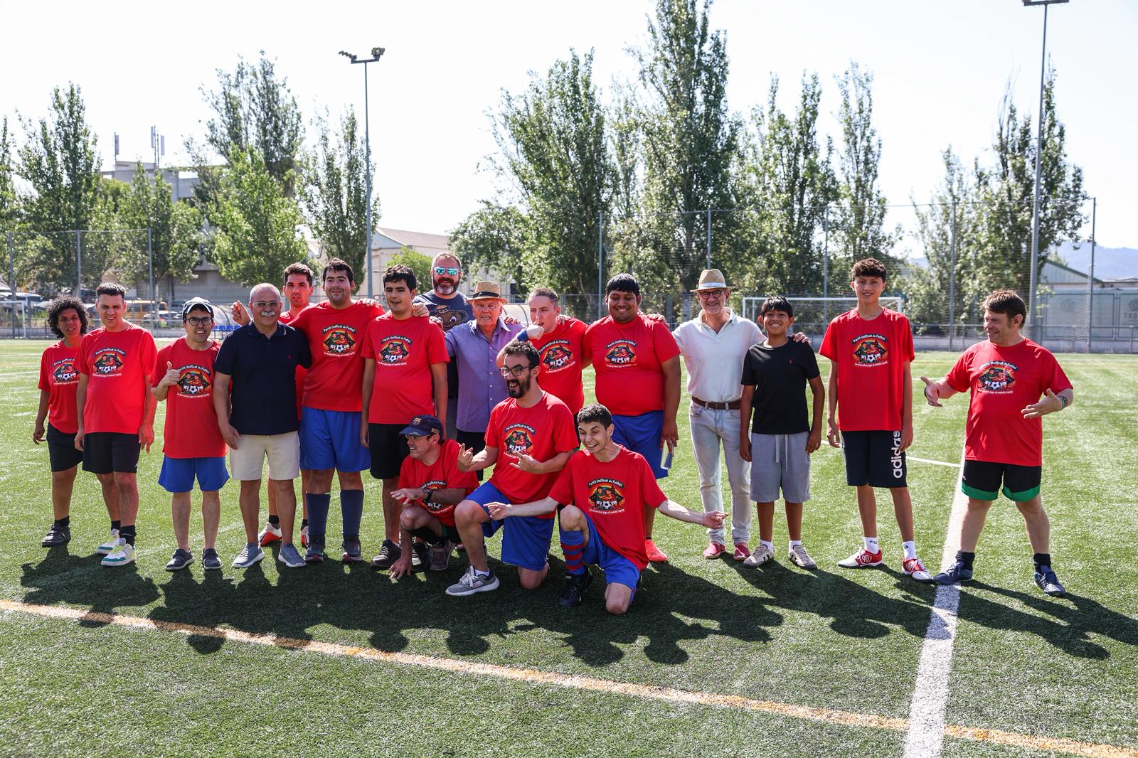 Partit de futbol inclusiu a Can Magí FOTO: Ajuntament de Sant Cugat