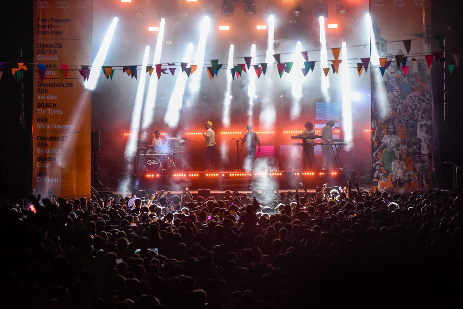 Concert de The Tyets de la Festa Major de Sant Cugat 2026. FOTO: Bernat Millet (TOT Sant Cugat)