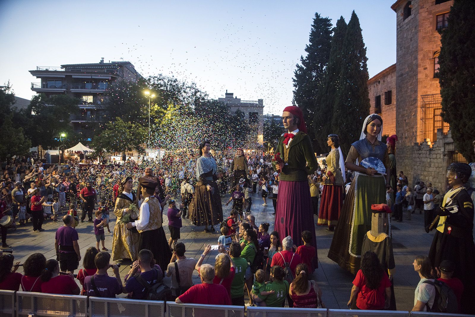 Trobada gegantera. FOTO: Bernat Millet.