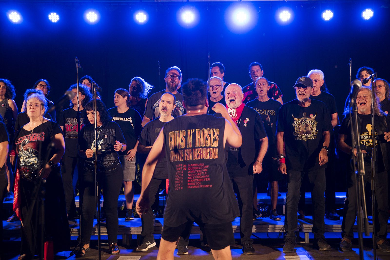 Sant Cugat Rock Choir en concert. FOTO: Bernat Millet.