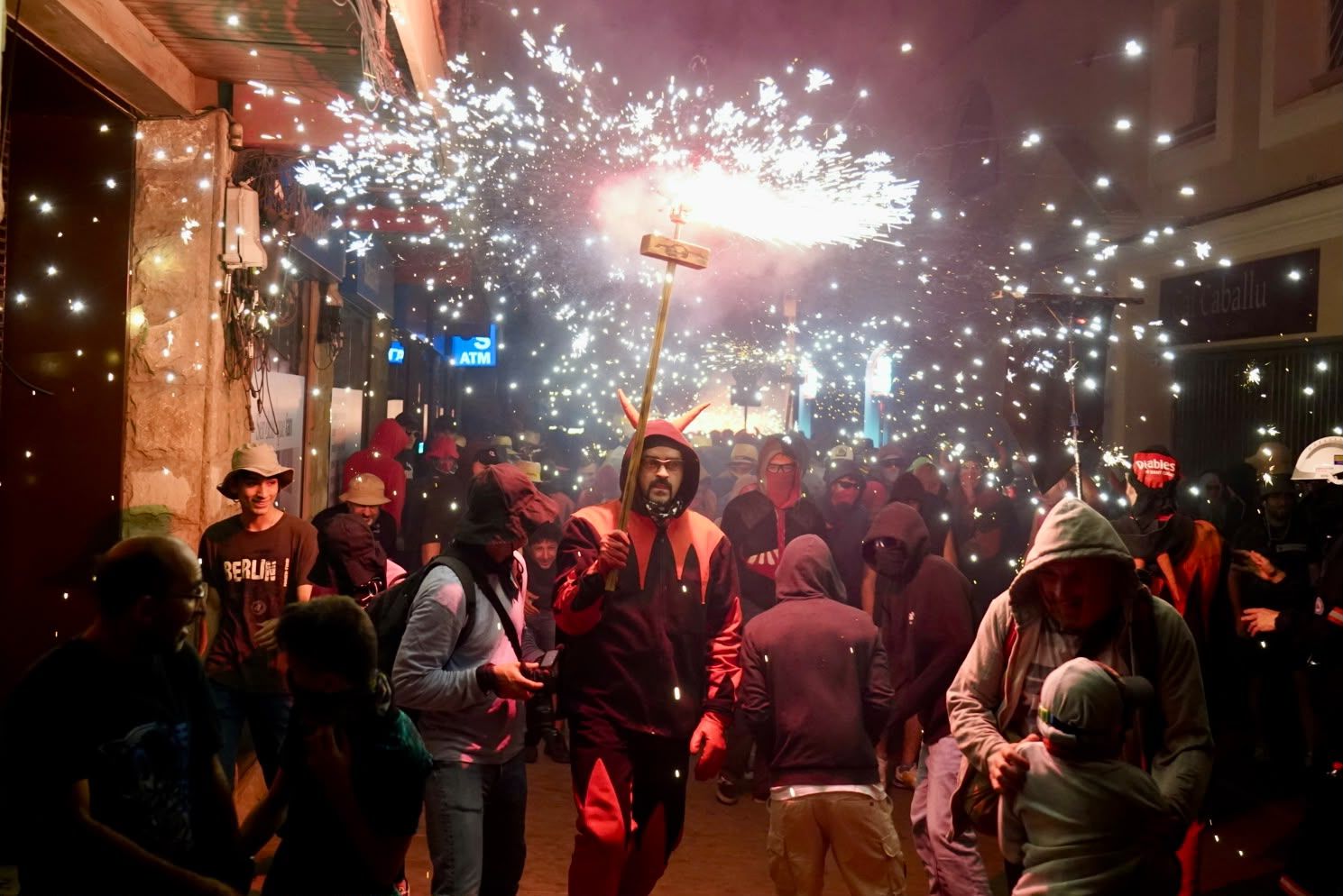 Correfoc de Festa Major. FOTO: Mireia Comas (TOT Sant Cugat)