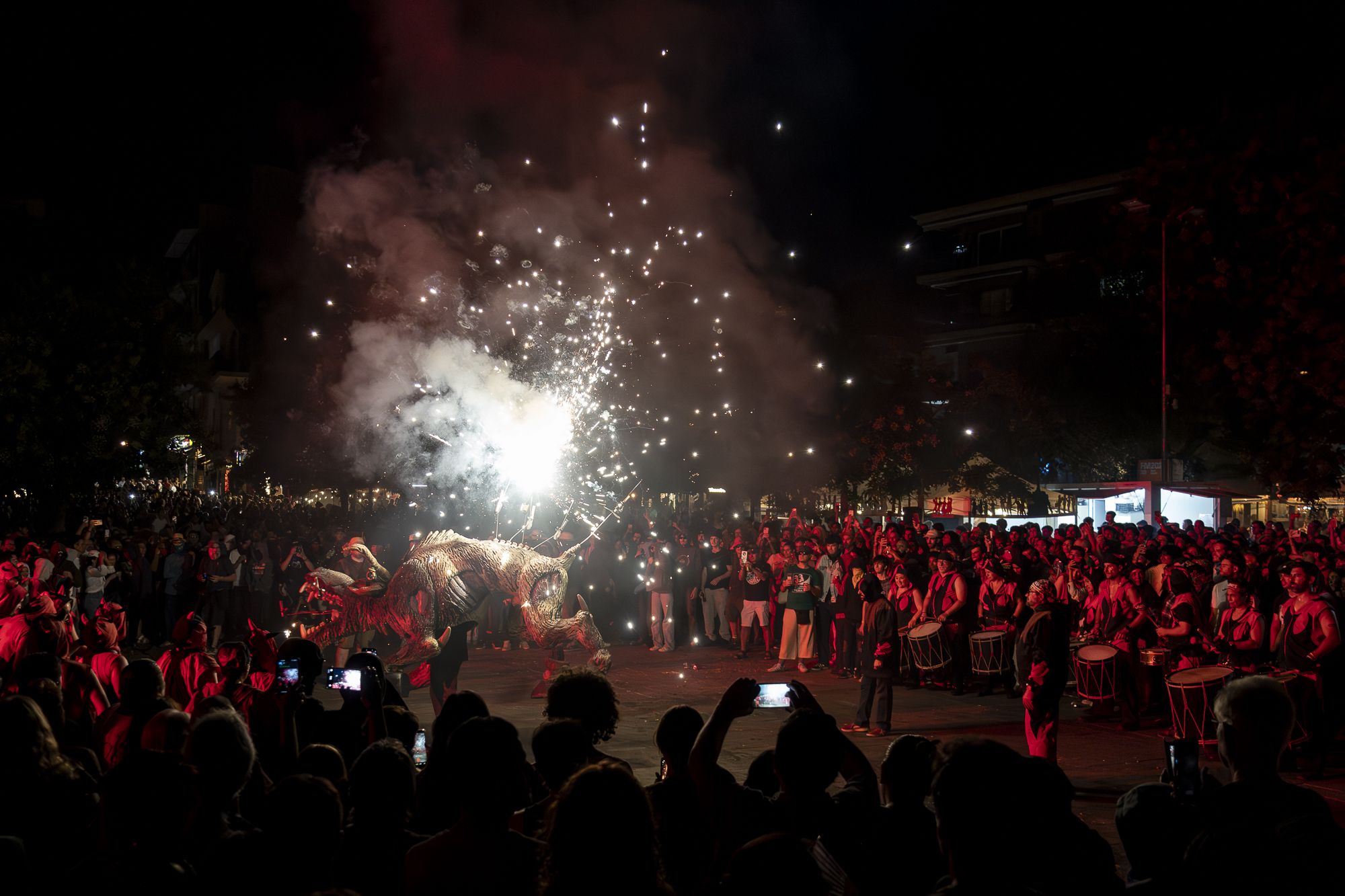Correfoc de Festa Major. FOTO: Mireia Comas (TOT Sant Cugat)