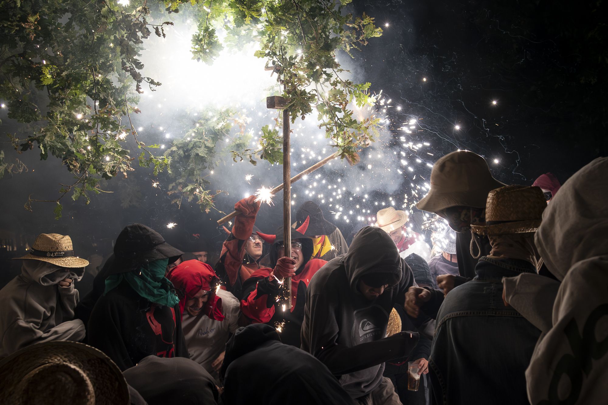 Correfoc de Festa Major. FOTO: Mireia Comas (TOT Sant Cugat)