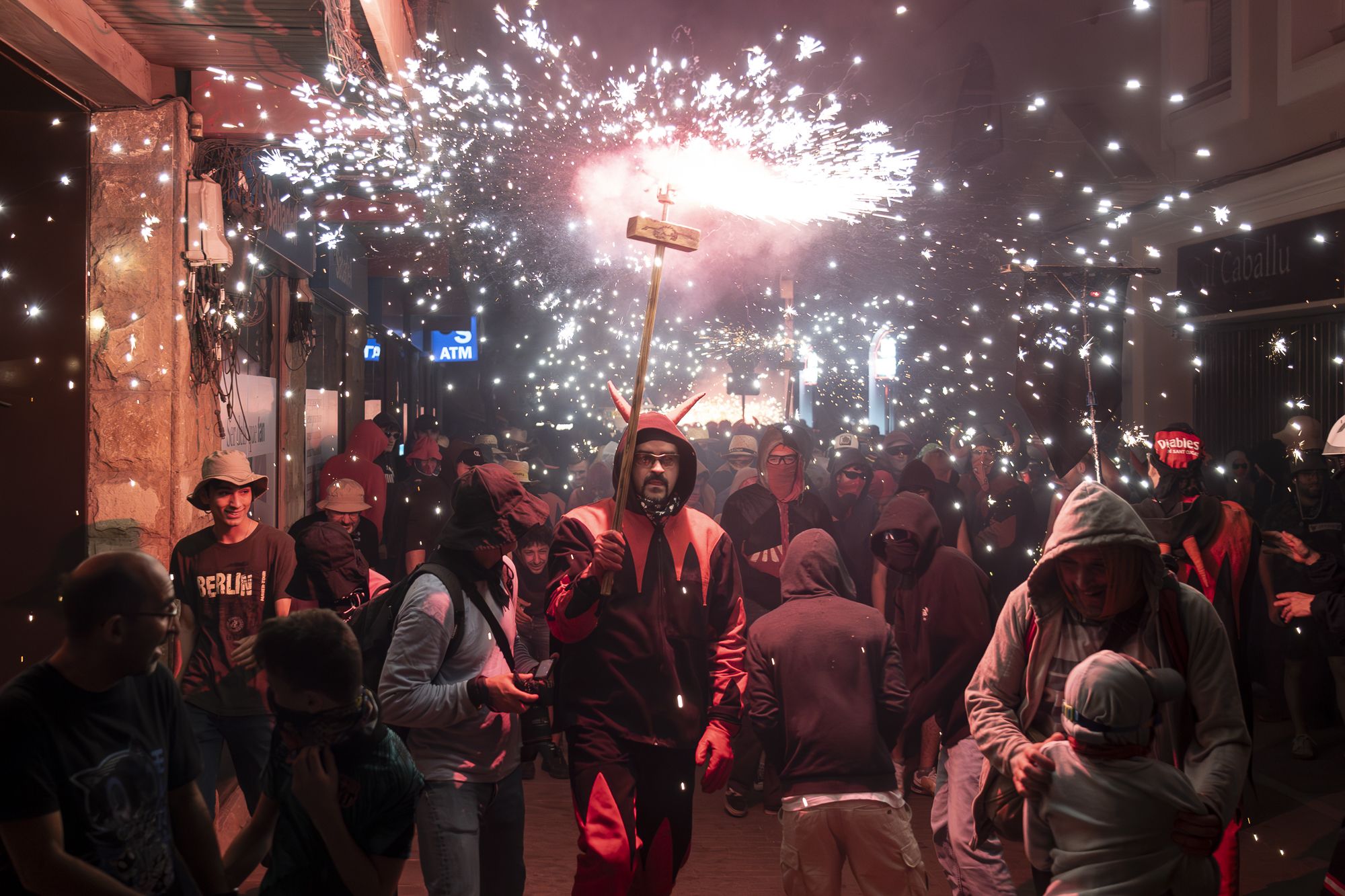 Correfoc de Festa Major. FOTO: Mireia Comas (TOT Sant Cugat)