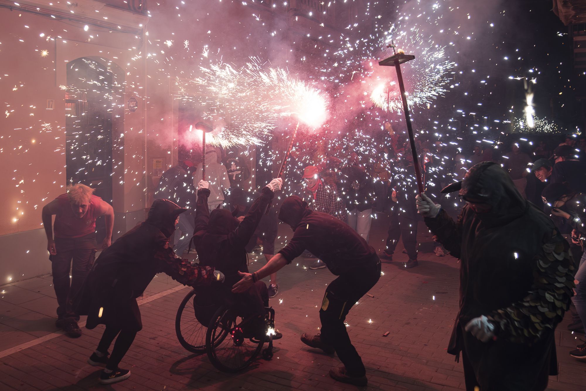 Correfoc de Festa Major. FOTO: Mireia Comas (TOT Sant Cugat)