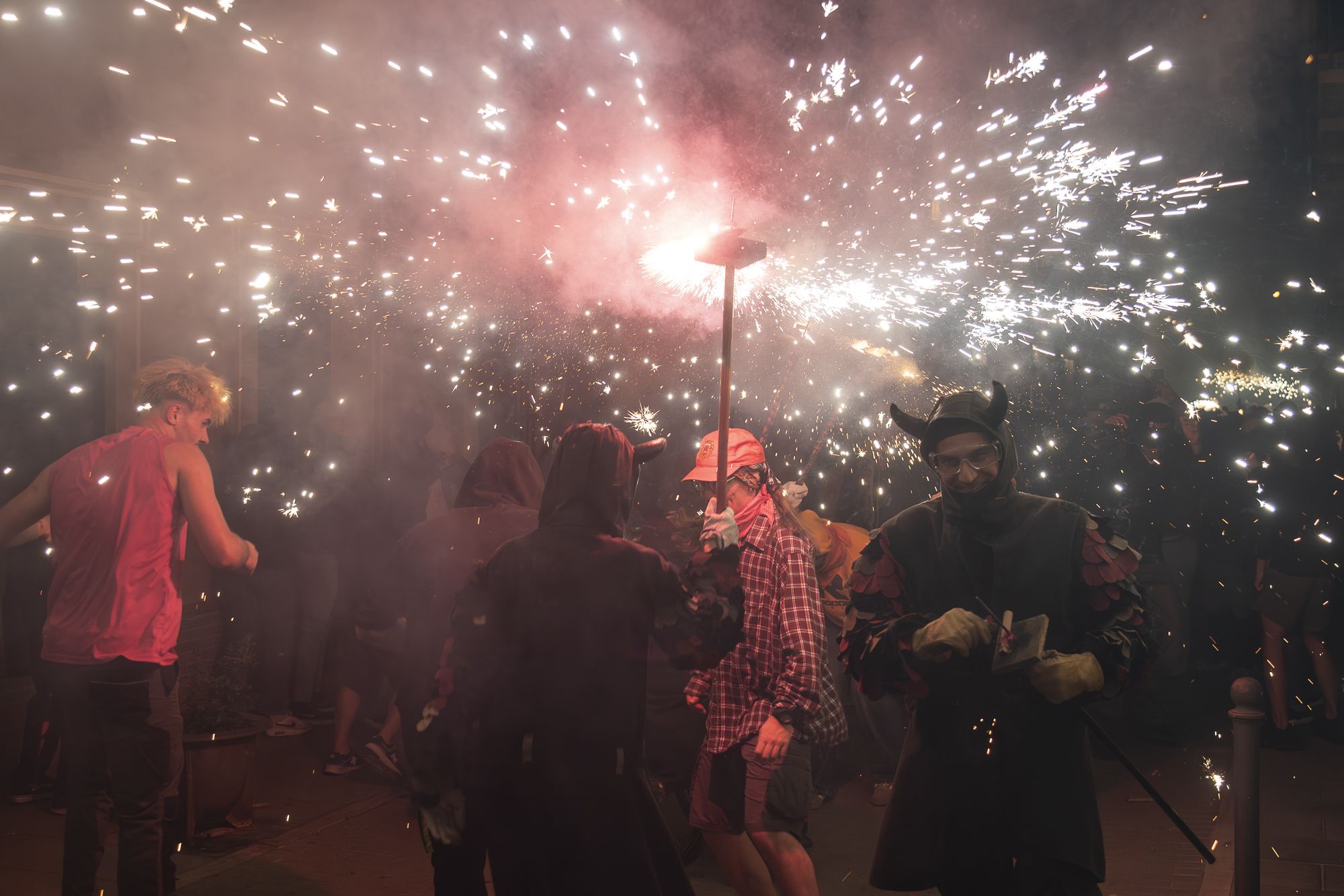 Correfoc de Festa Major. FOTO: Mireia Comas (TOT Sant Cugat)