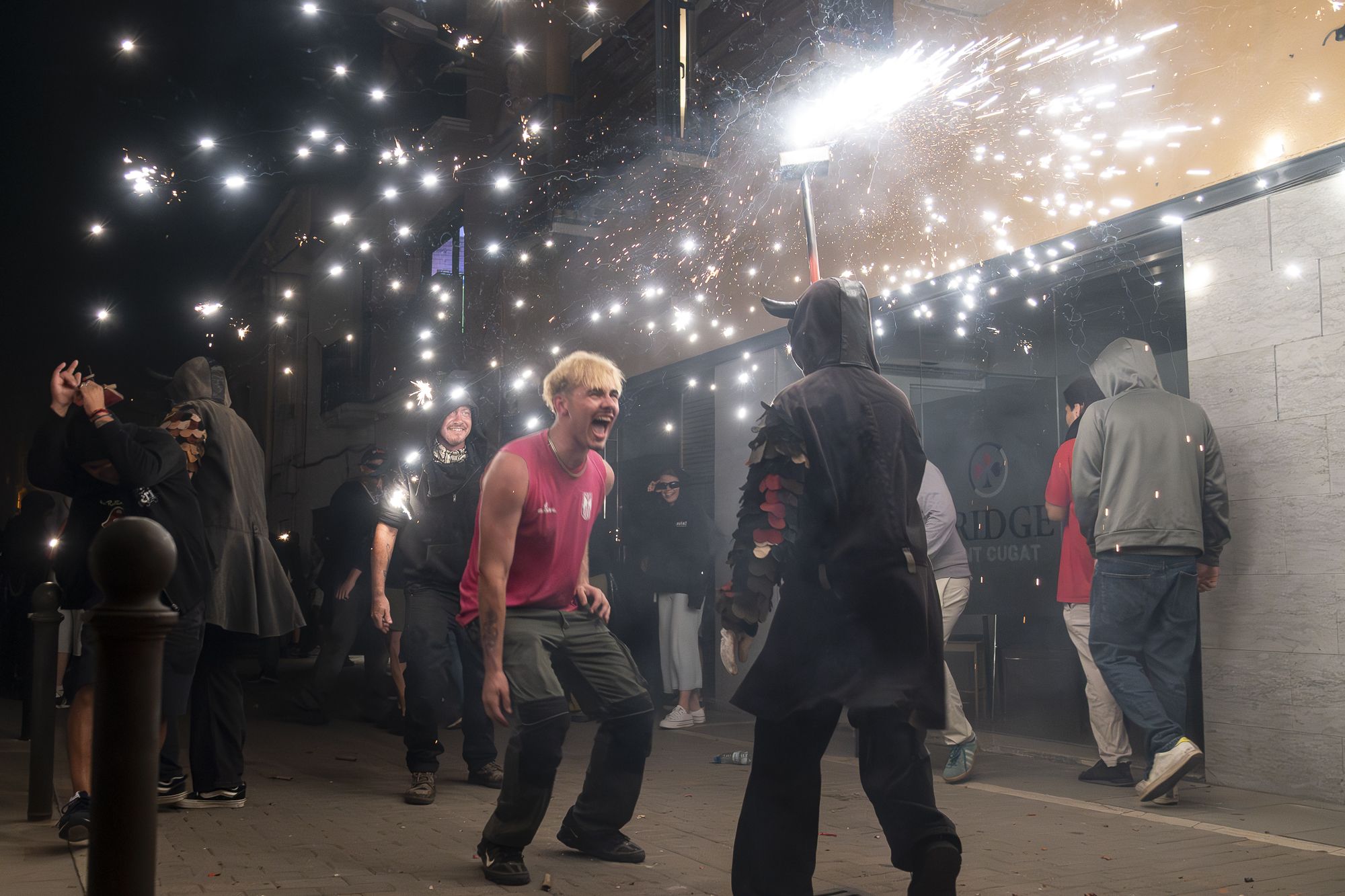 Correfoc de Festa Major. FOTO: Mireia Comas (TOT Sant Cugat)